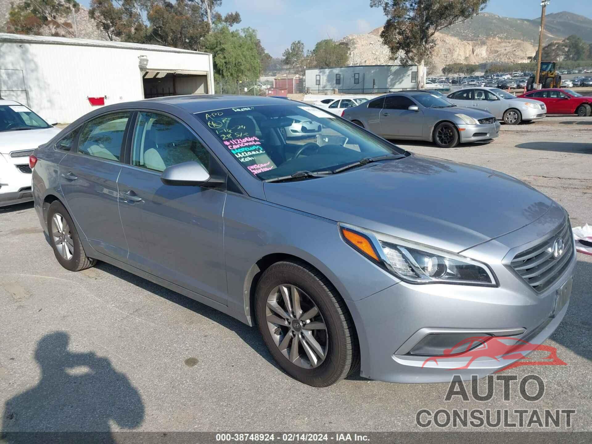 HYUNDAI SONATA 2017 - 5NPE24AF5HH497510