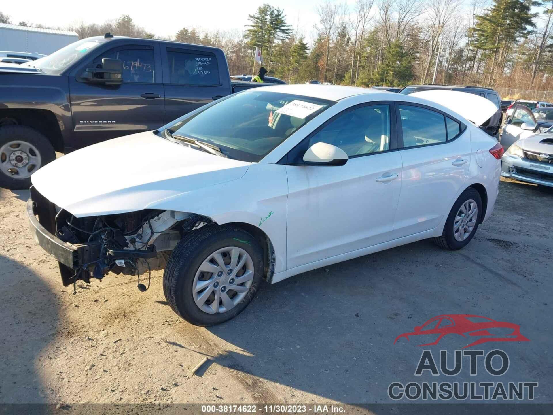 HYUNDAI ELANTRA 2018 - 5NPD74LFXJH286643