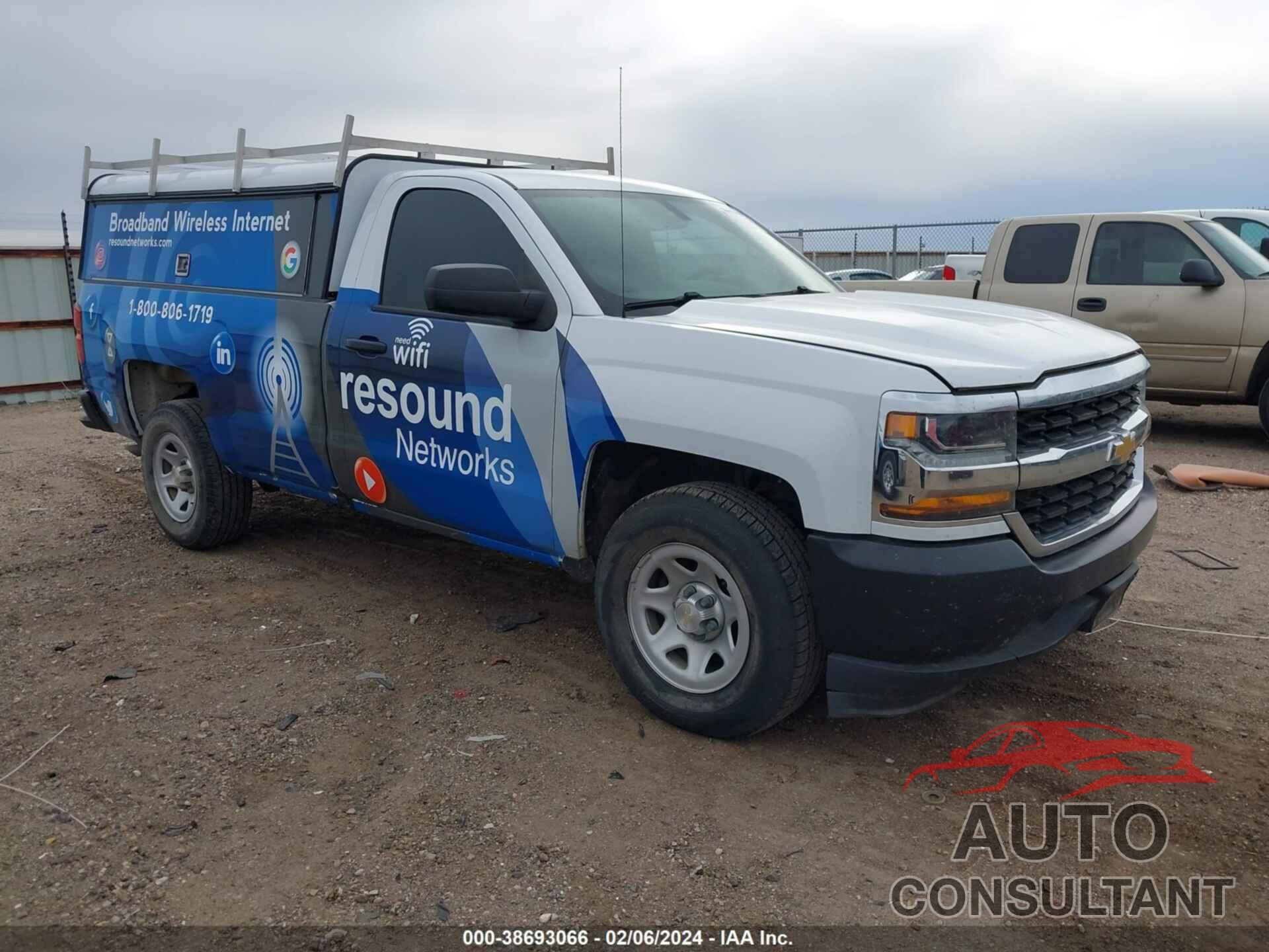 CHEVROLET SILVERADO 1500 2018 - 1GCNCNEC9JZ131969