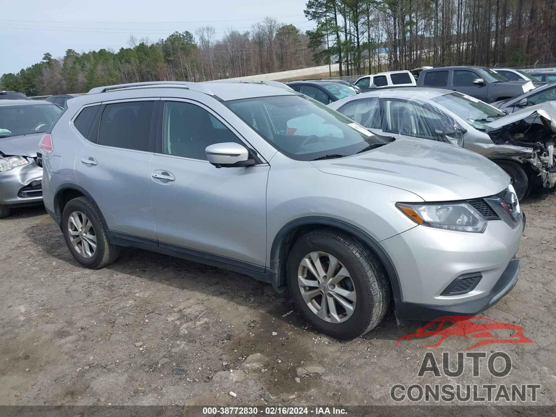 NISSAN ROGUE 2016 - KNMAT2MT2GP676334