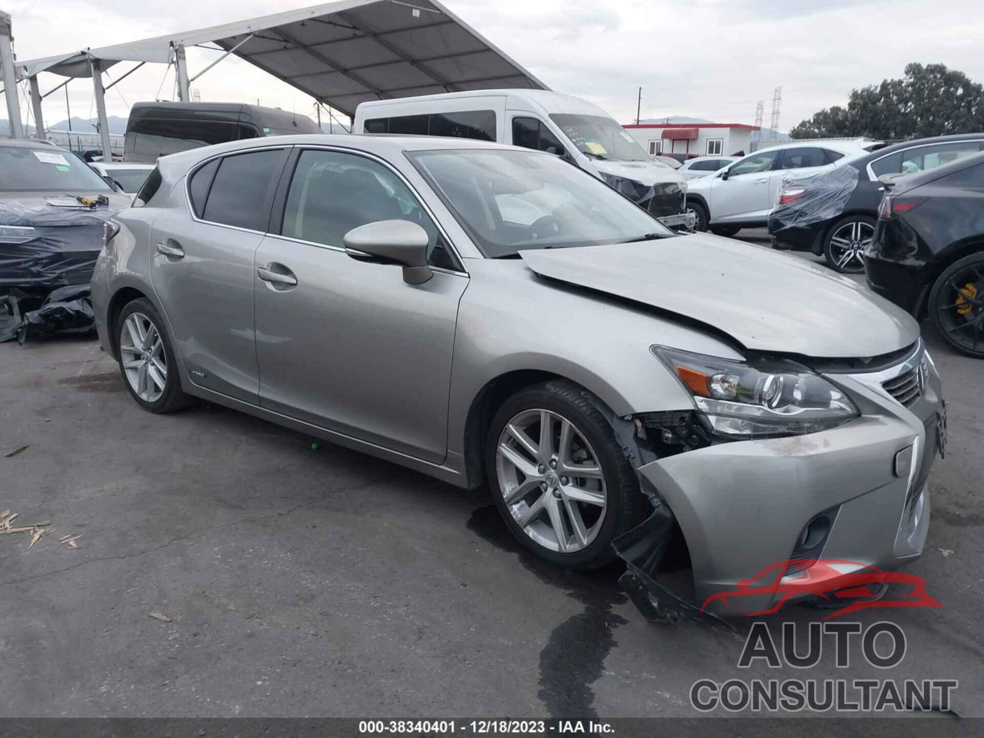 LEXUS CT 200H 2017 - JTHKD5BH2H2287398