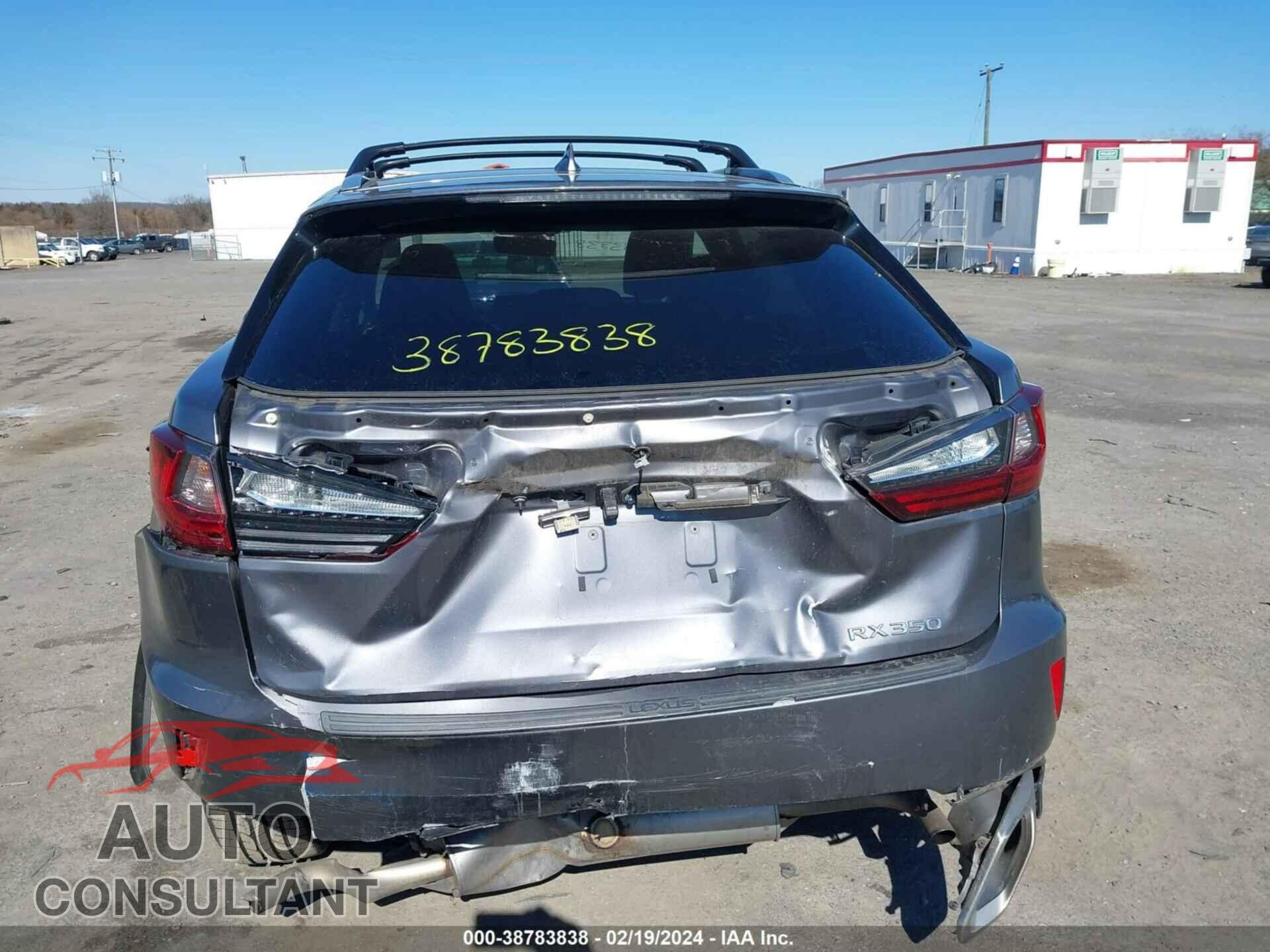 LEXUS RX 2016 - 2T2BZMCA1GC026726