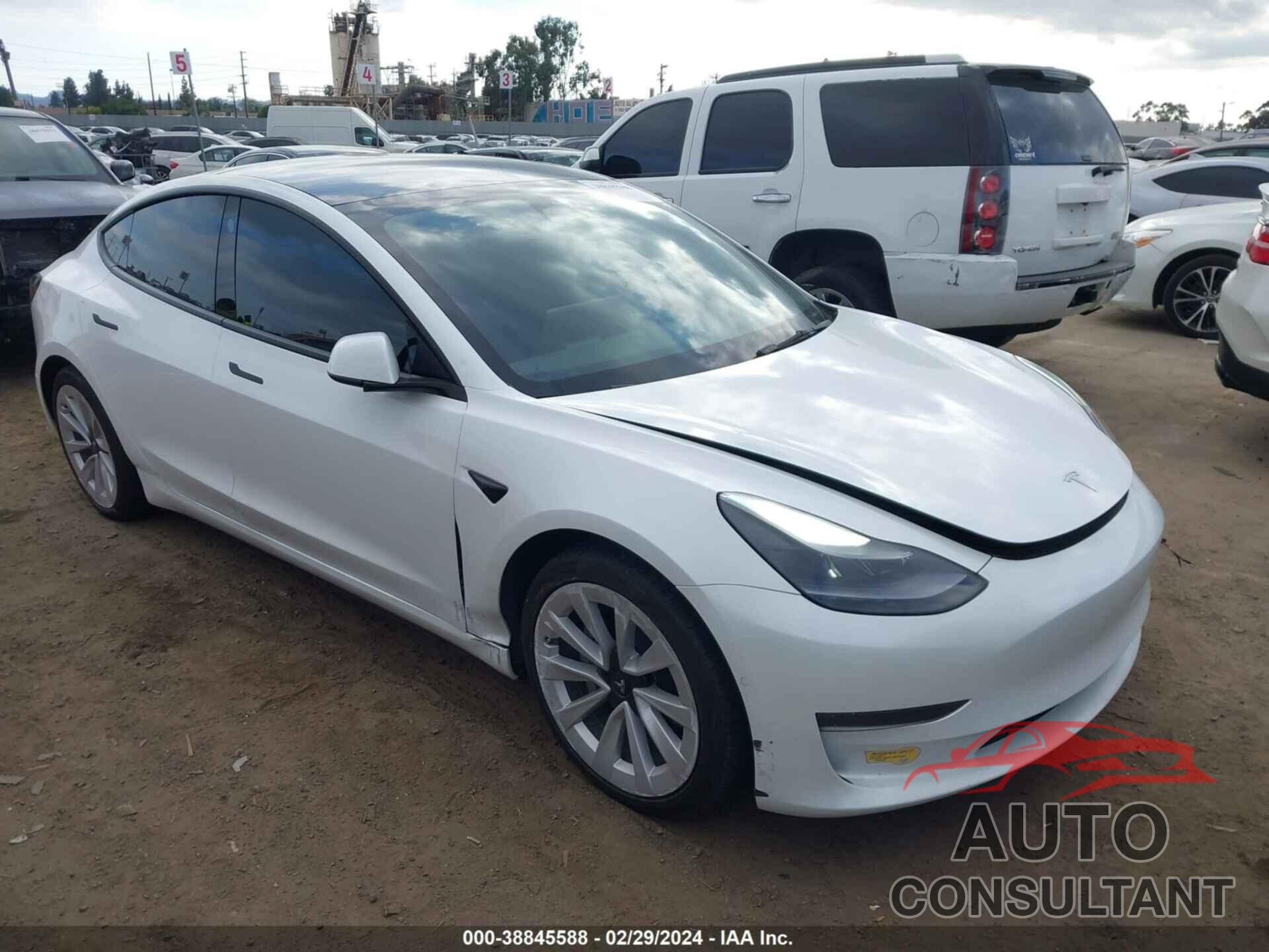 TESLA MODEL 3 2022 - 5YJ3E1EB0NF273334