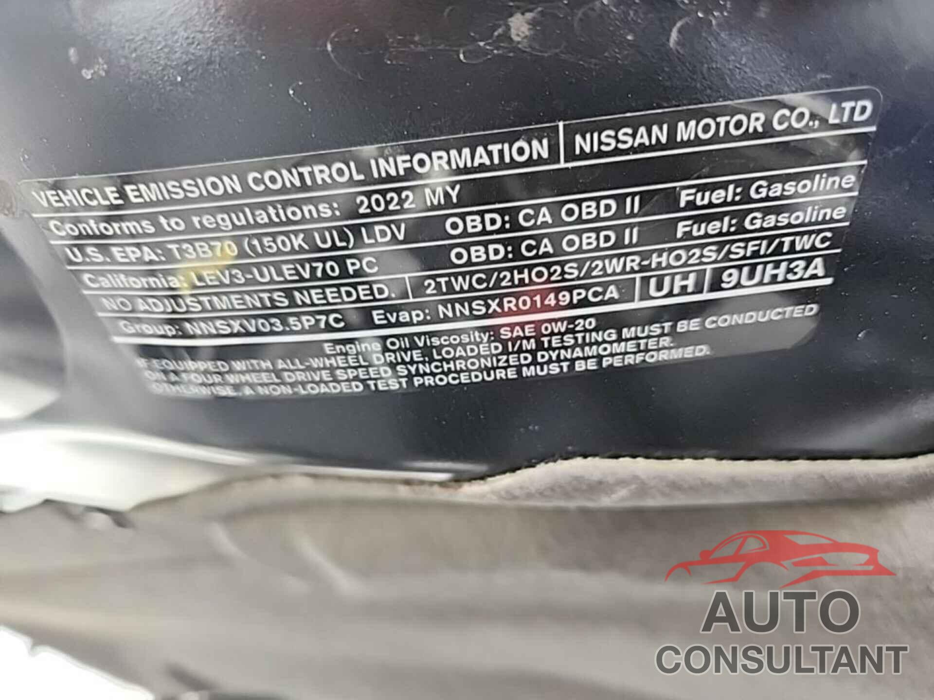 NISSAN MURANO 2022 - 5N1AZ2BS8NC124085