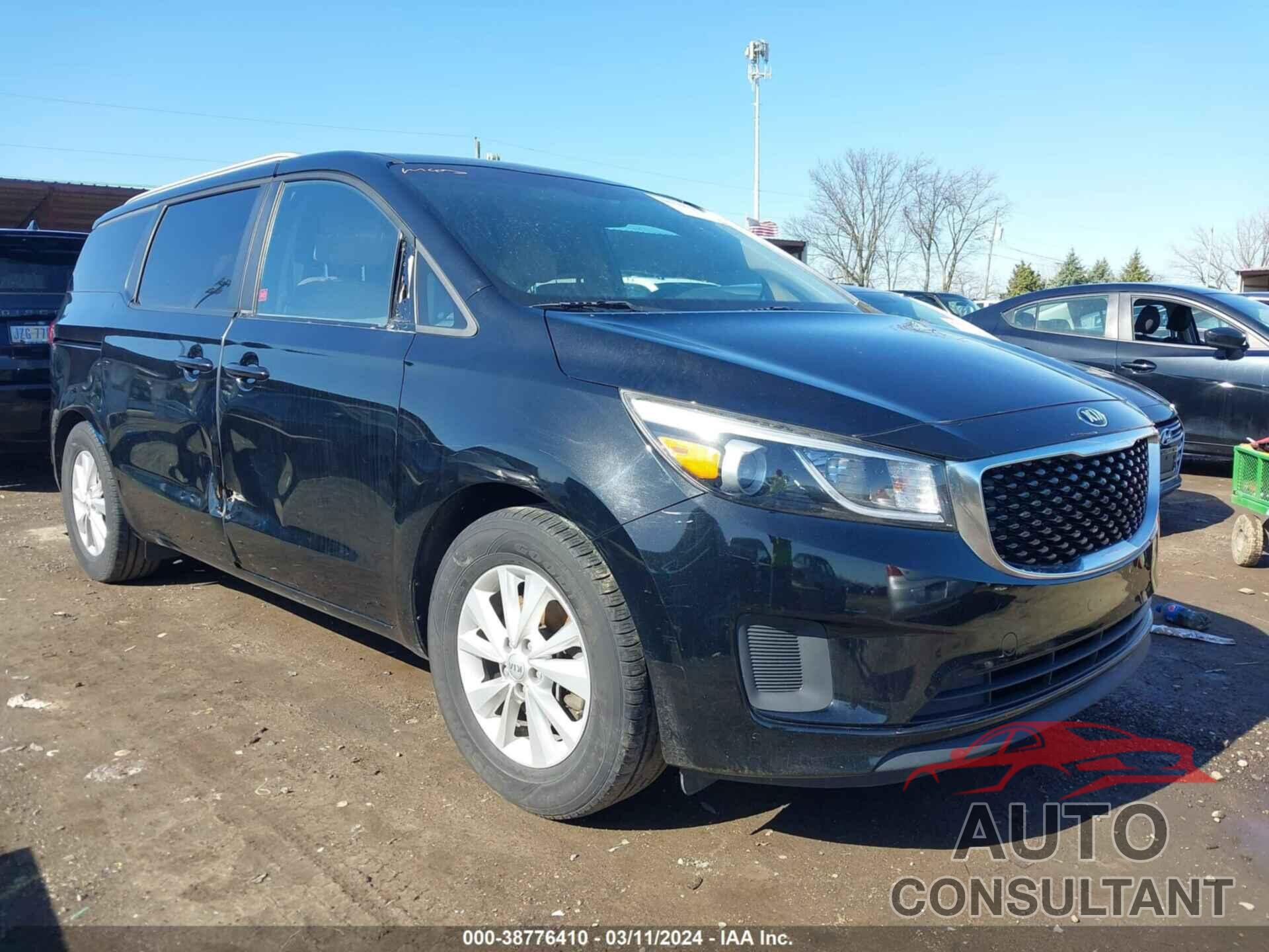 KIA SEDONA 2016 - KNDMB5C15G6084983