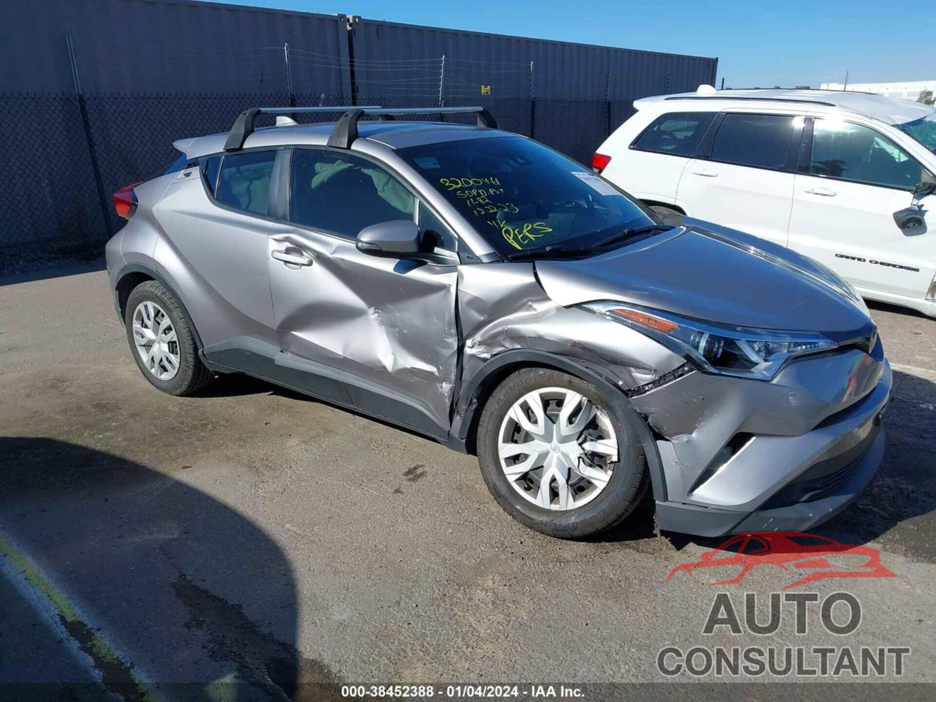 TOYOTA C-HR 2019 - JTNKHMBX9K1026513