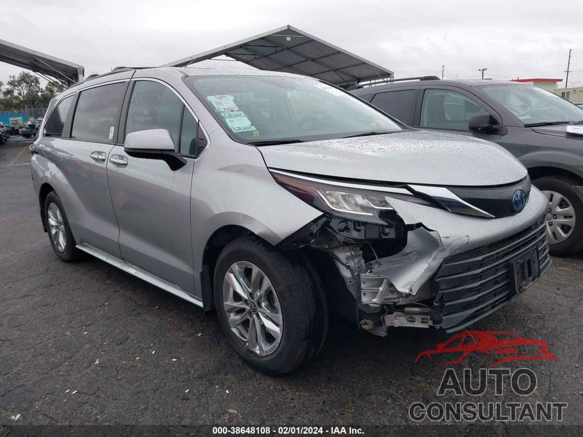 TOYOTA SIENNA 2022 - 5TDJSKFC9NS063534