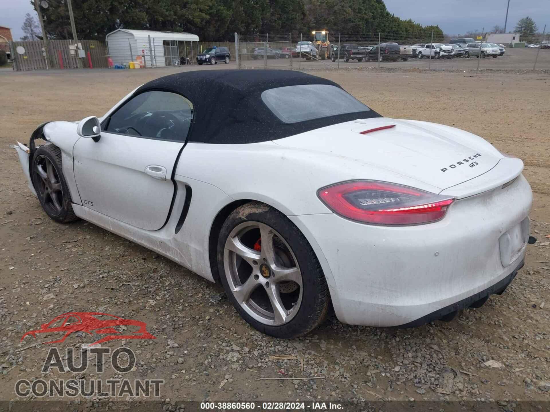 PORSCHE BOXSTER 2016 - WP0CB2A82GS140489