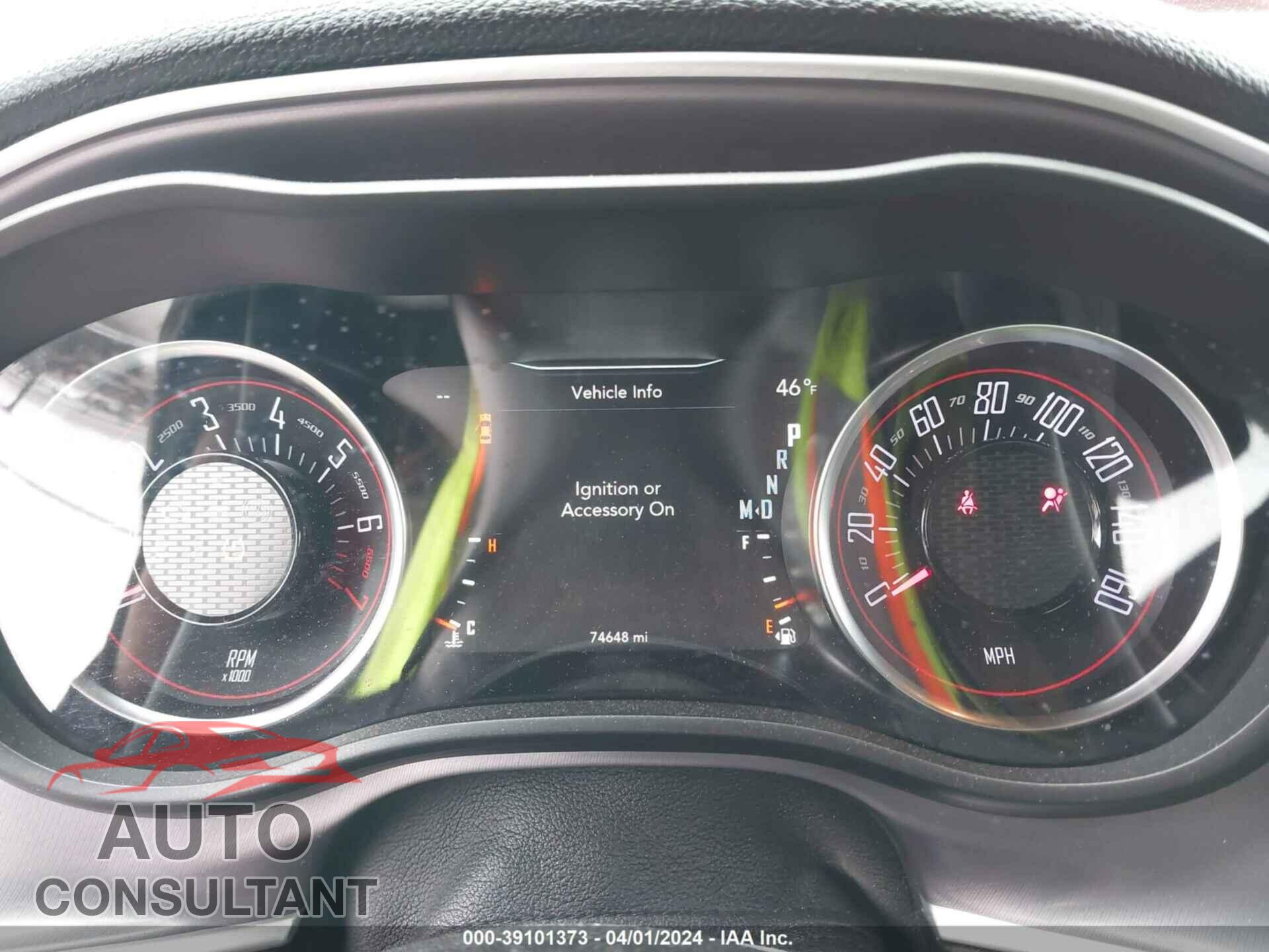 DODGE CHALLENGER 2019 - 2C3CDZAG4KH524627