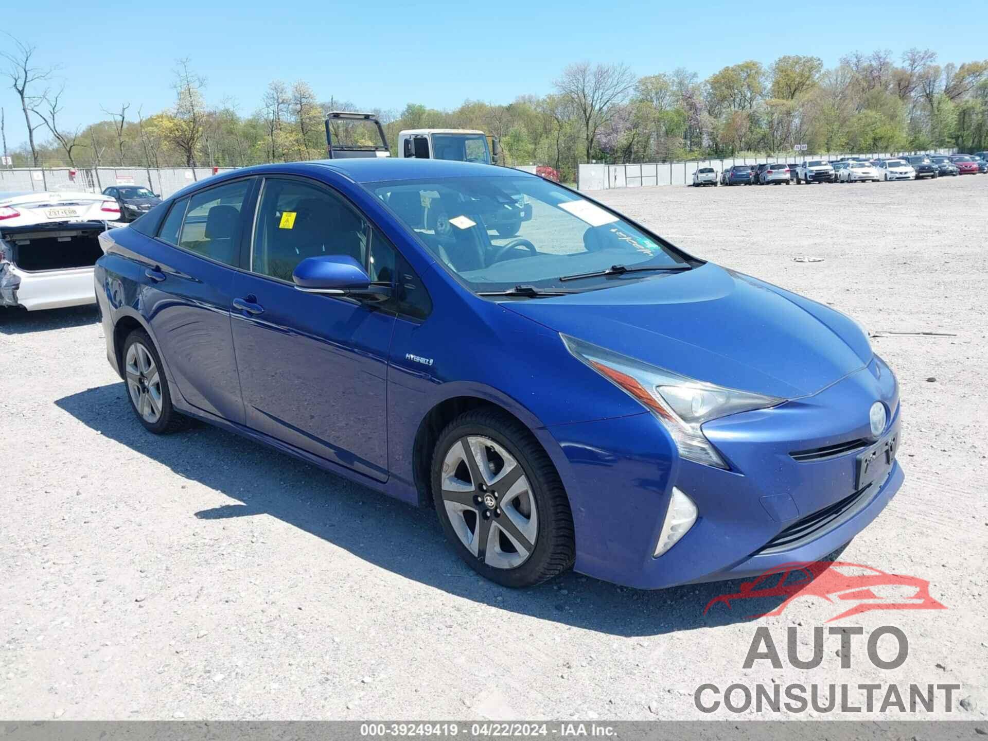 TOYOTA PRIUS 2016 - JTDKARFU0G3512936