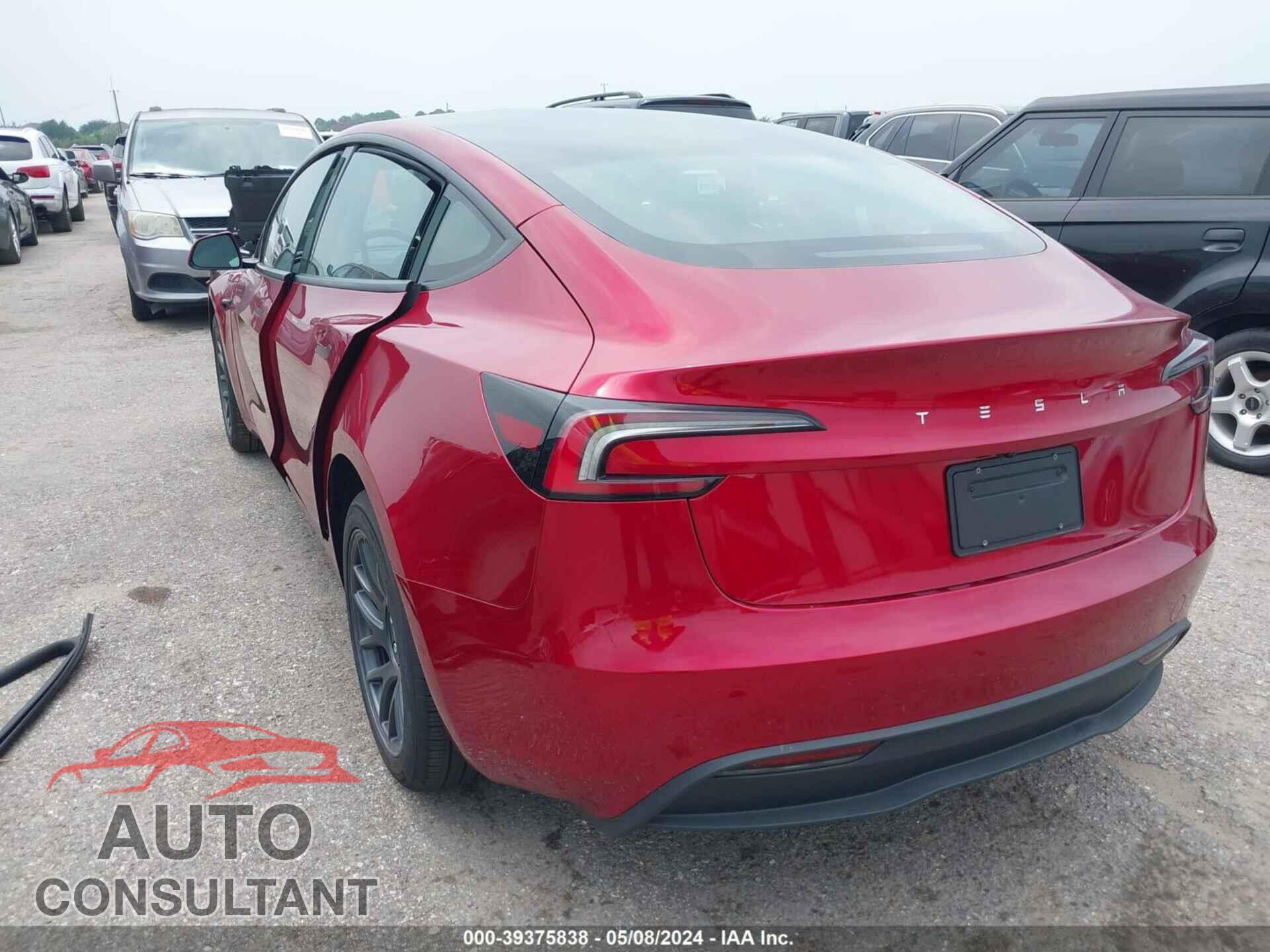 TESLA MODEL 3 2024 - 5YJ3E1EA1RF717348