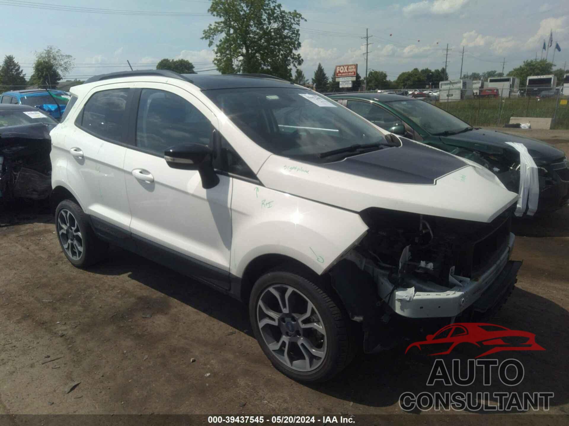 FORD ECOSPORT 2020 - MAJ6S3JL8LC317144