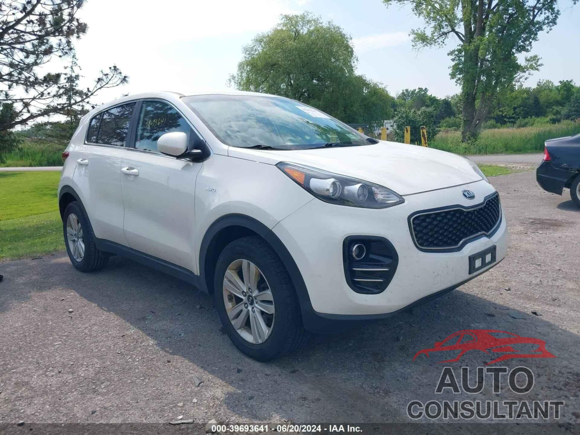 KIA SPORTAGE 2017 - KNDPMCAC6H7275677