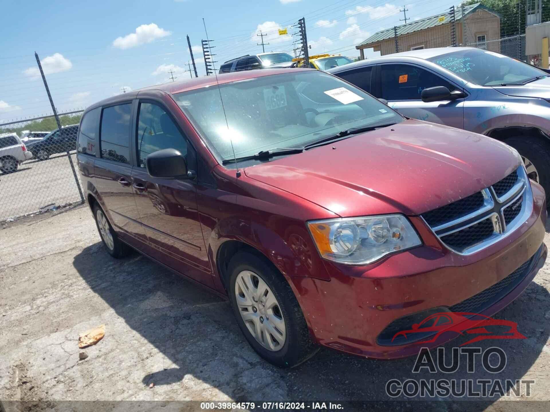 DODGE GRAND CARAVAN 2016 - 2C4RDGBG8GR382194