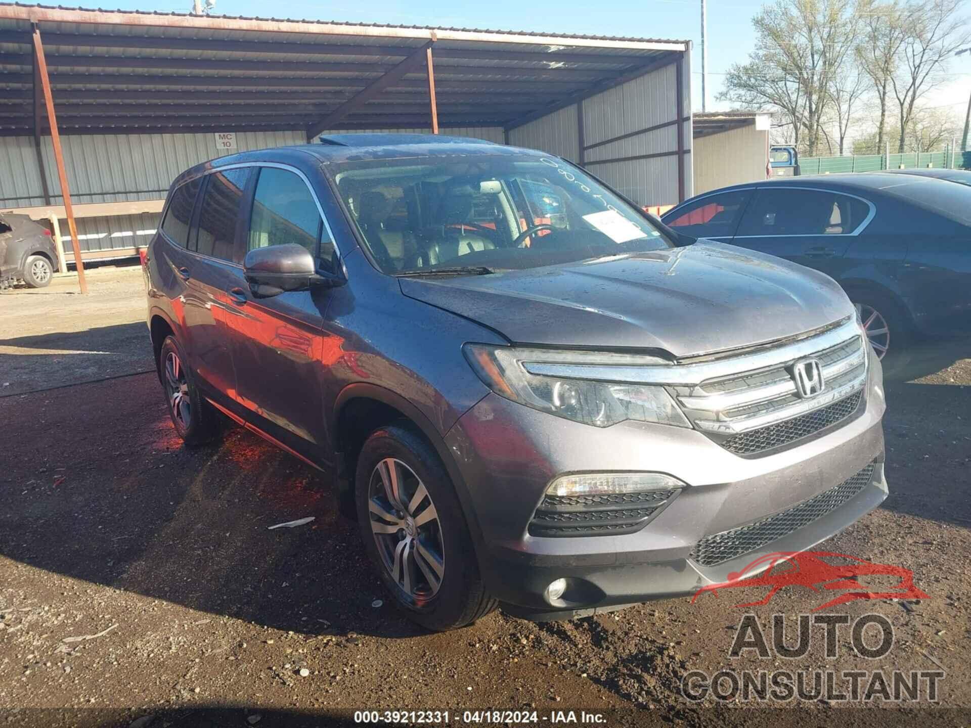 HONDA PILOT 2017 - 5FNYF6H57HB082598