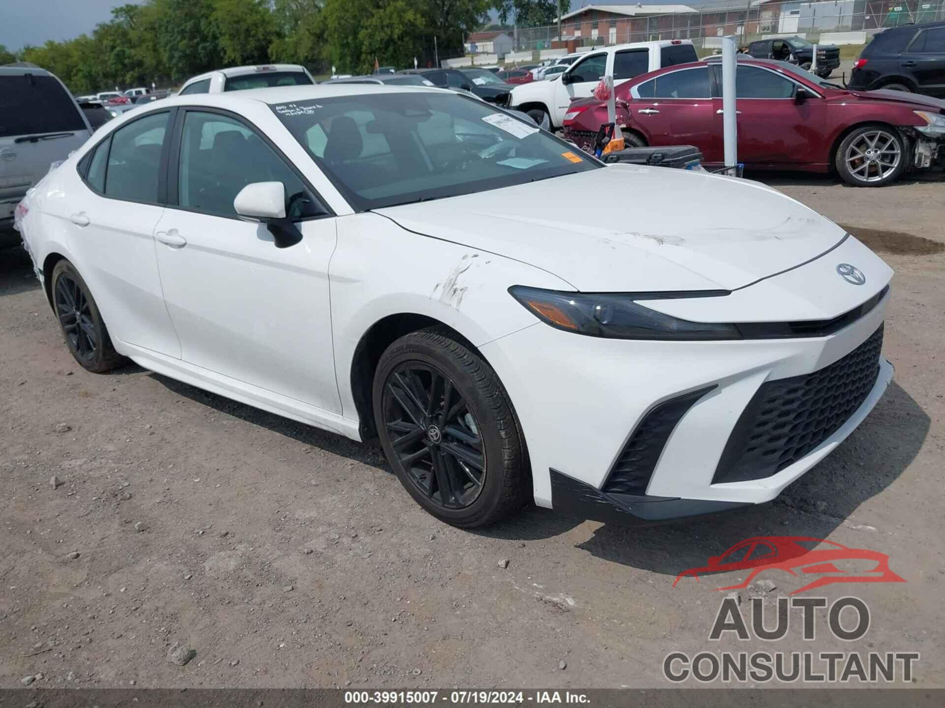 TOYOTA CAMRY 2025 - 4T1DBADK6SU500393
