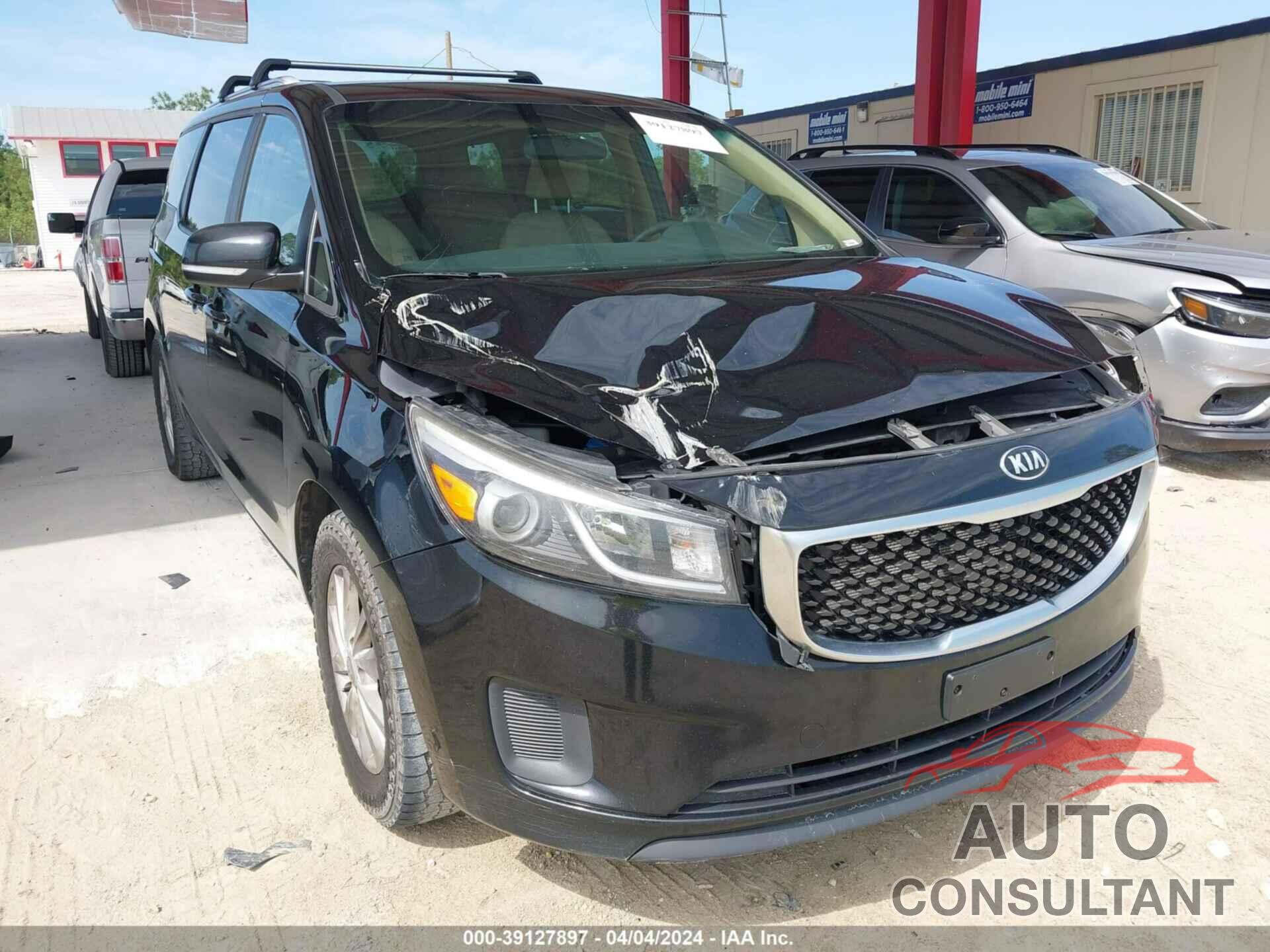 KIA SEDONA 2016 - KNDMB5C19G6082699