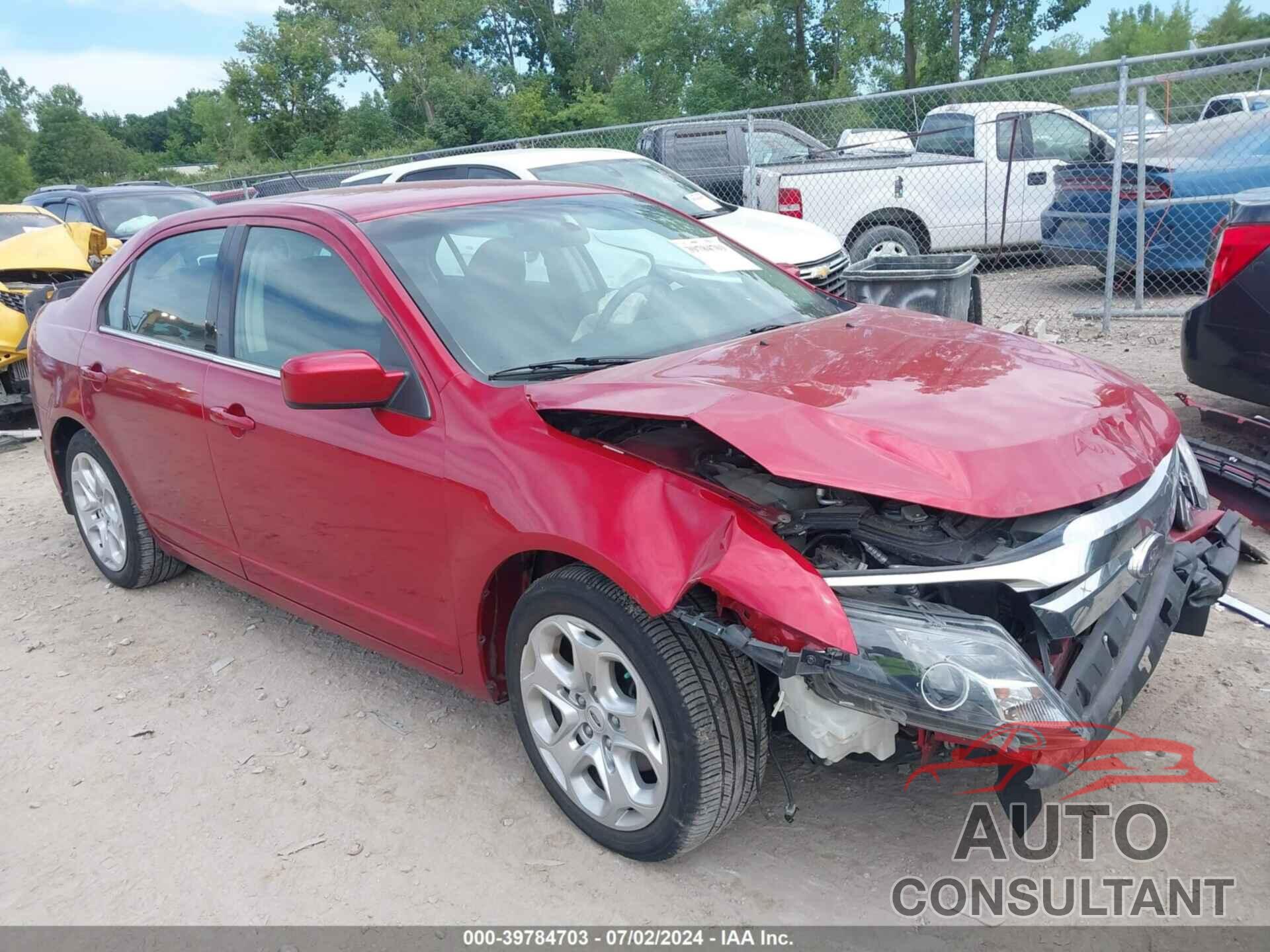 FORD FUSION 2010 - 3FAHP0HA8AR282780