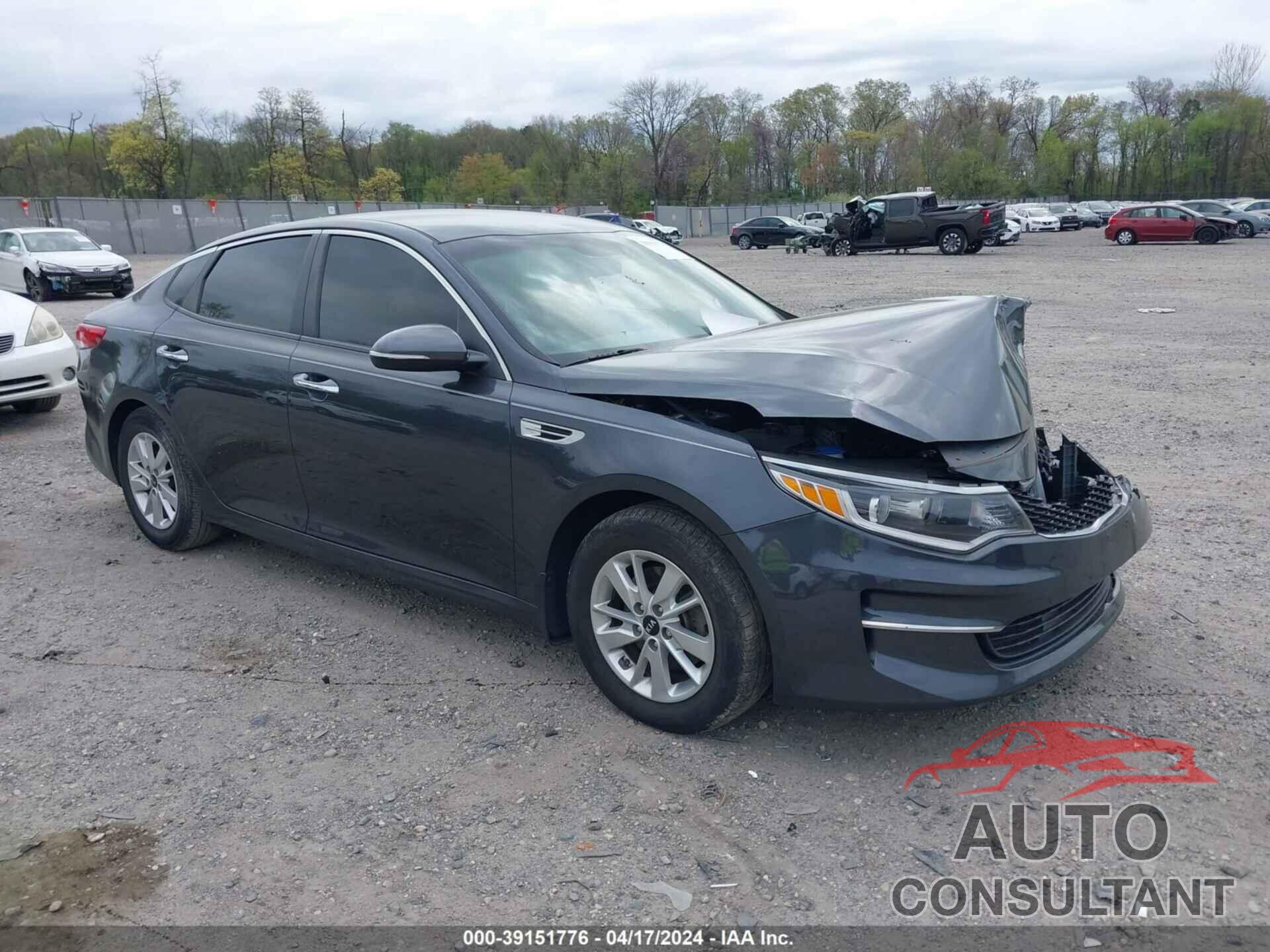 KIA OPTIMA 2016 - KNAGT4L37G5108306
