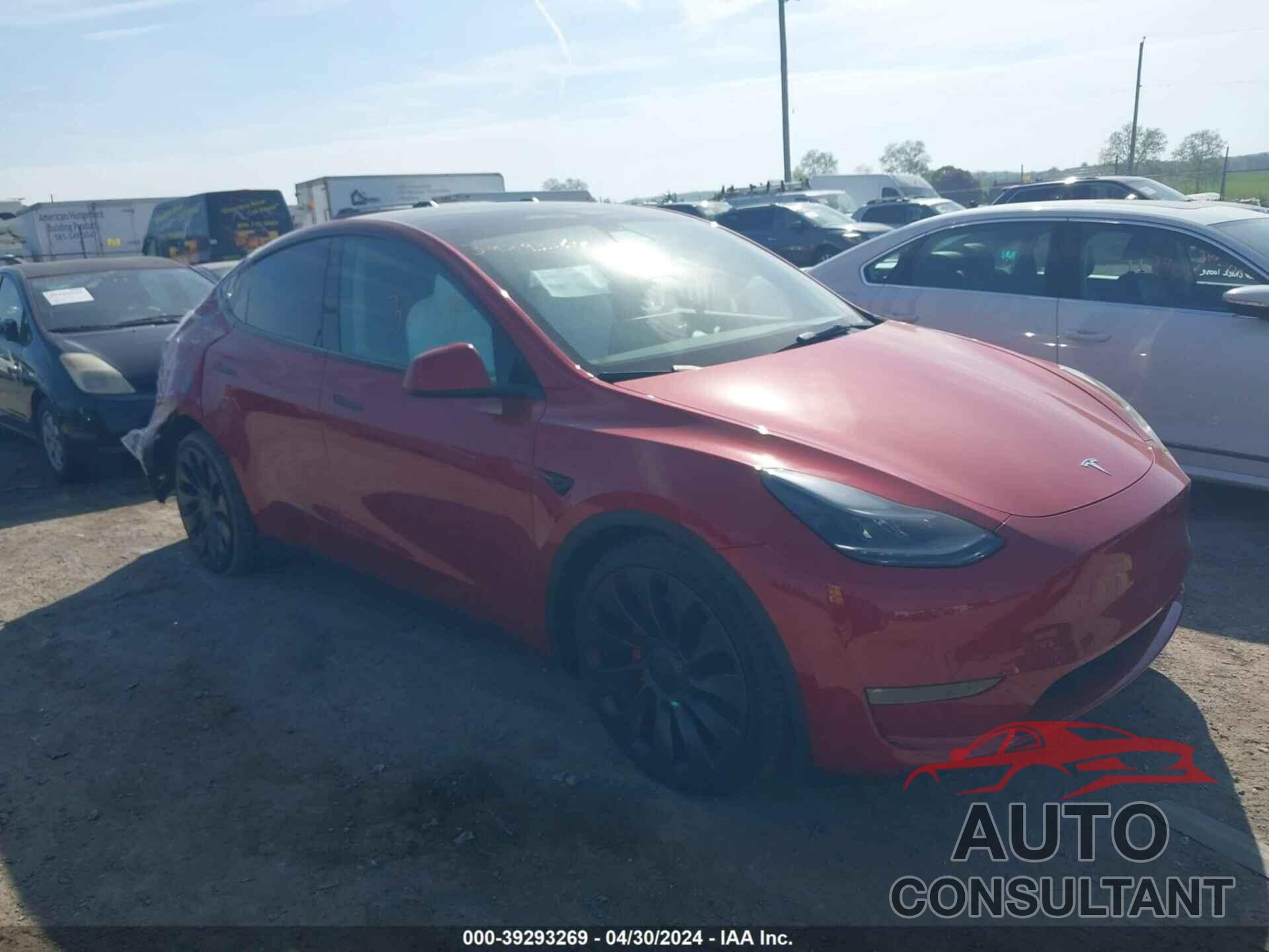 TESLA MODEL Y 2022 - 7SAYGDEF5NF462312