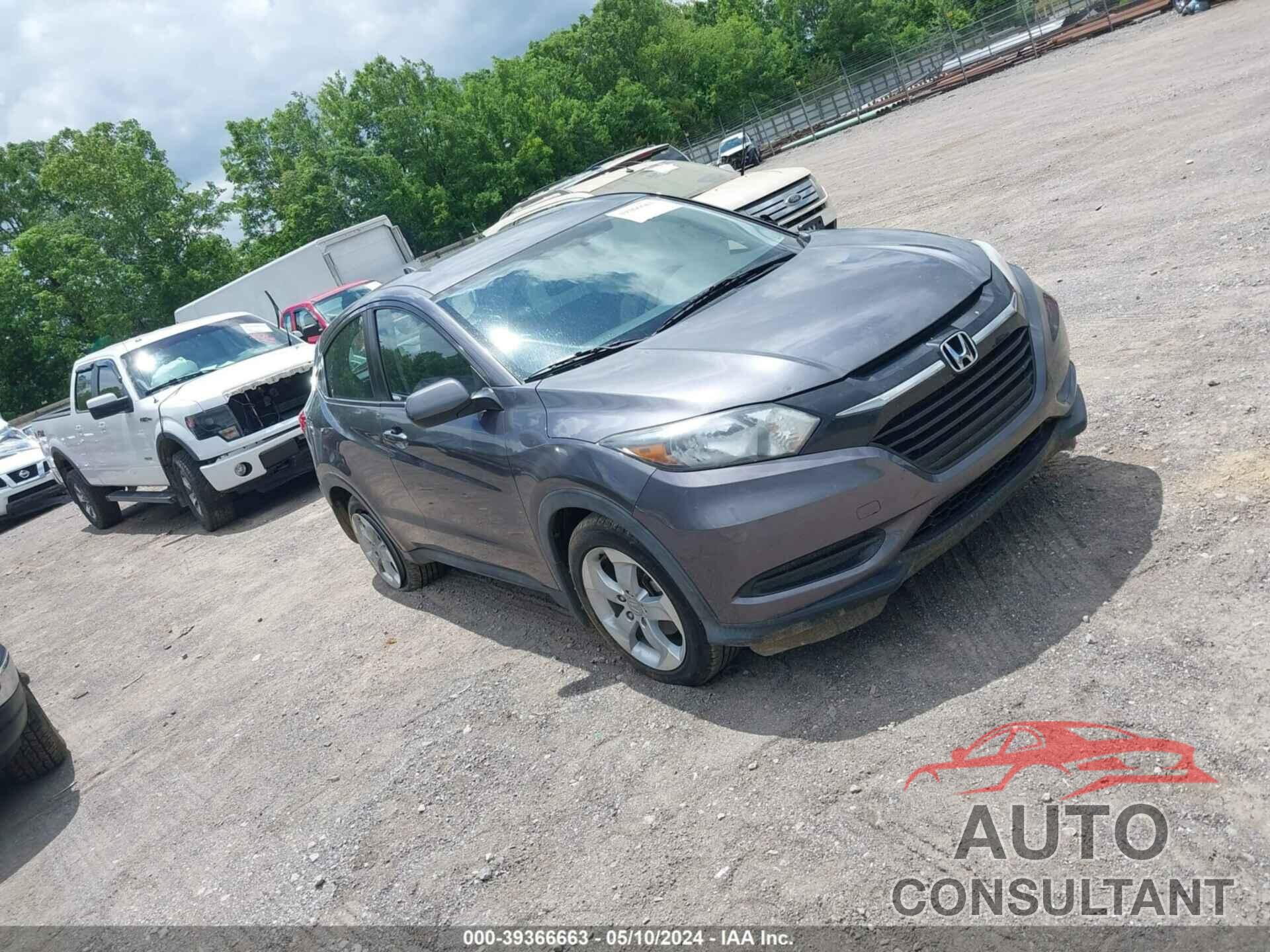 HONDA HR-V 2016 - 3CZRU5H32GM734857