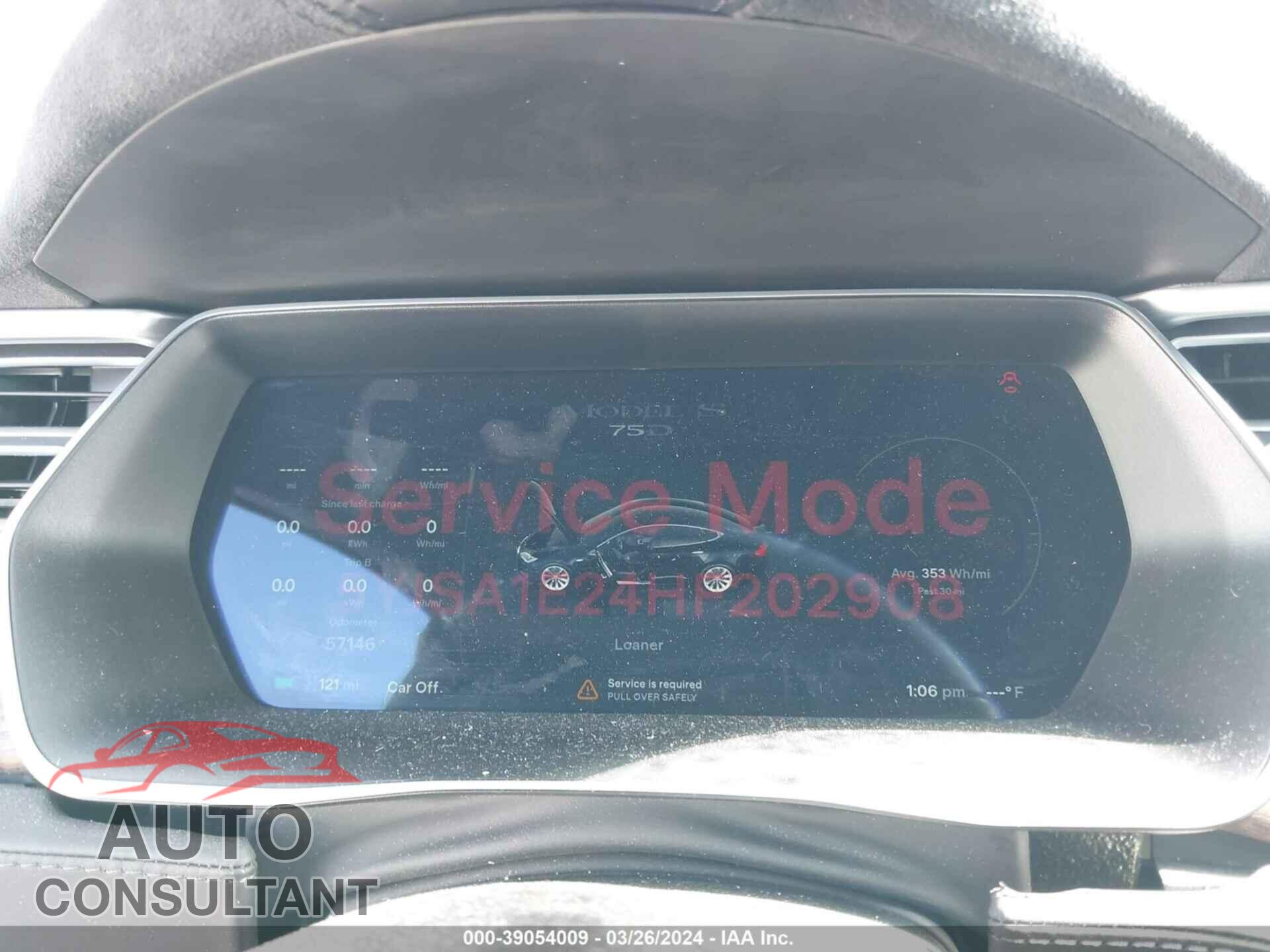 TESLA MODEL S 2017 - 5YJSA1E24HF202908