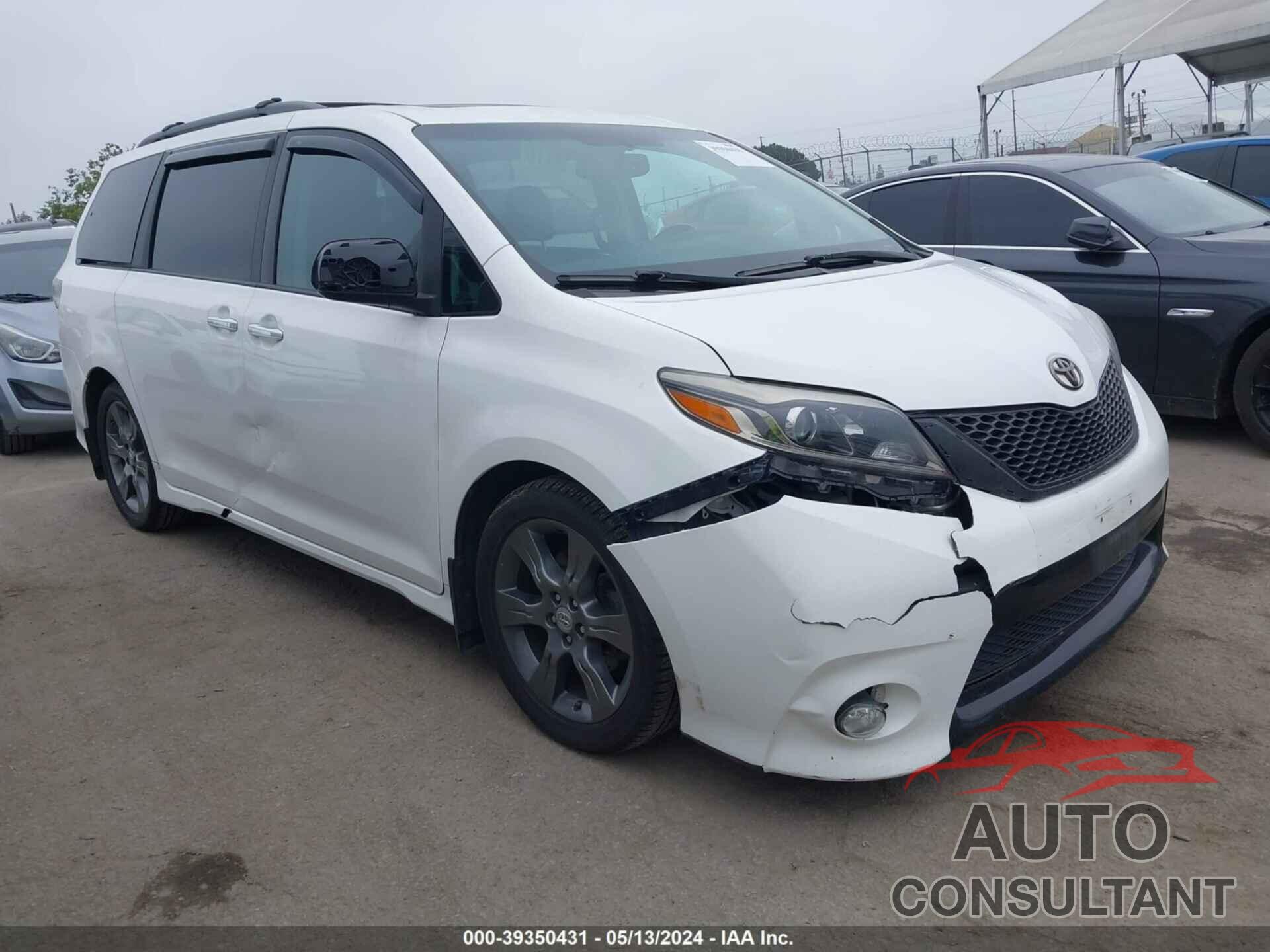 TOYOTA SIENNA 2016 - 5TDXK3DCXGS744212