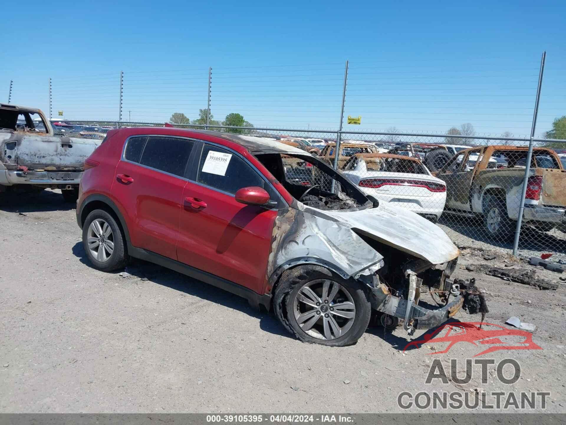 KIA SPORTAGE 2017 - KNDPM3AC8H7056798