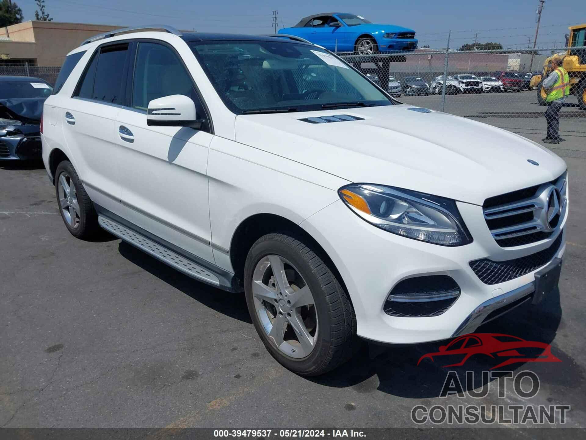 MERCEDES-BENZ GLE 300D 2016 - 4JGDA0EB2GA707481