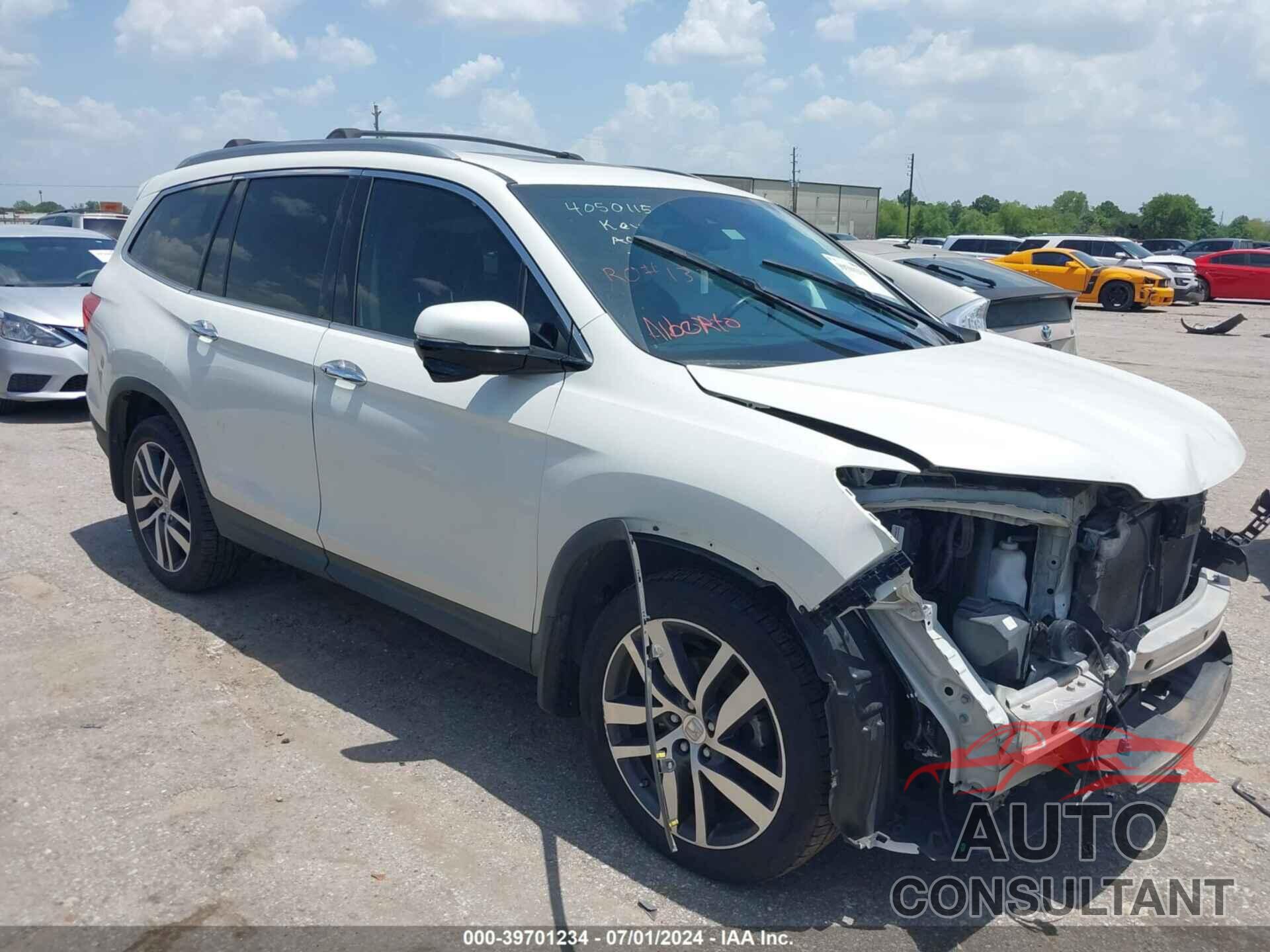 HONDA PILOT 2017 - 5FNYF6H99HB092018