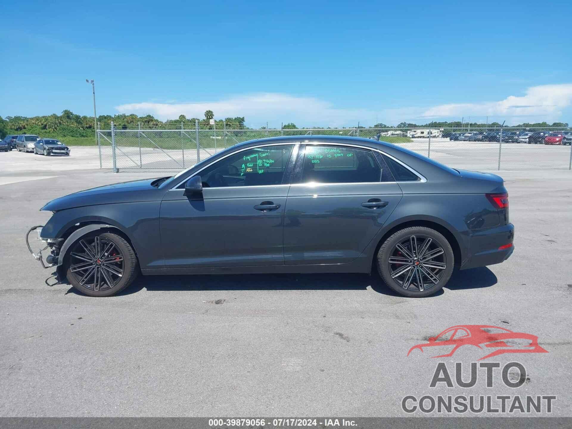 AUDI A4 2019 - WAUGMAF48KA054563