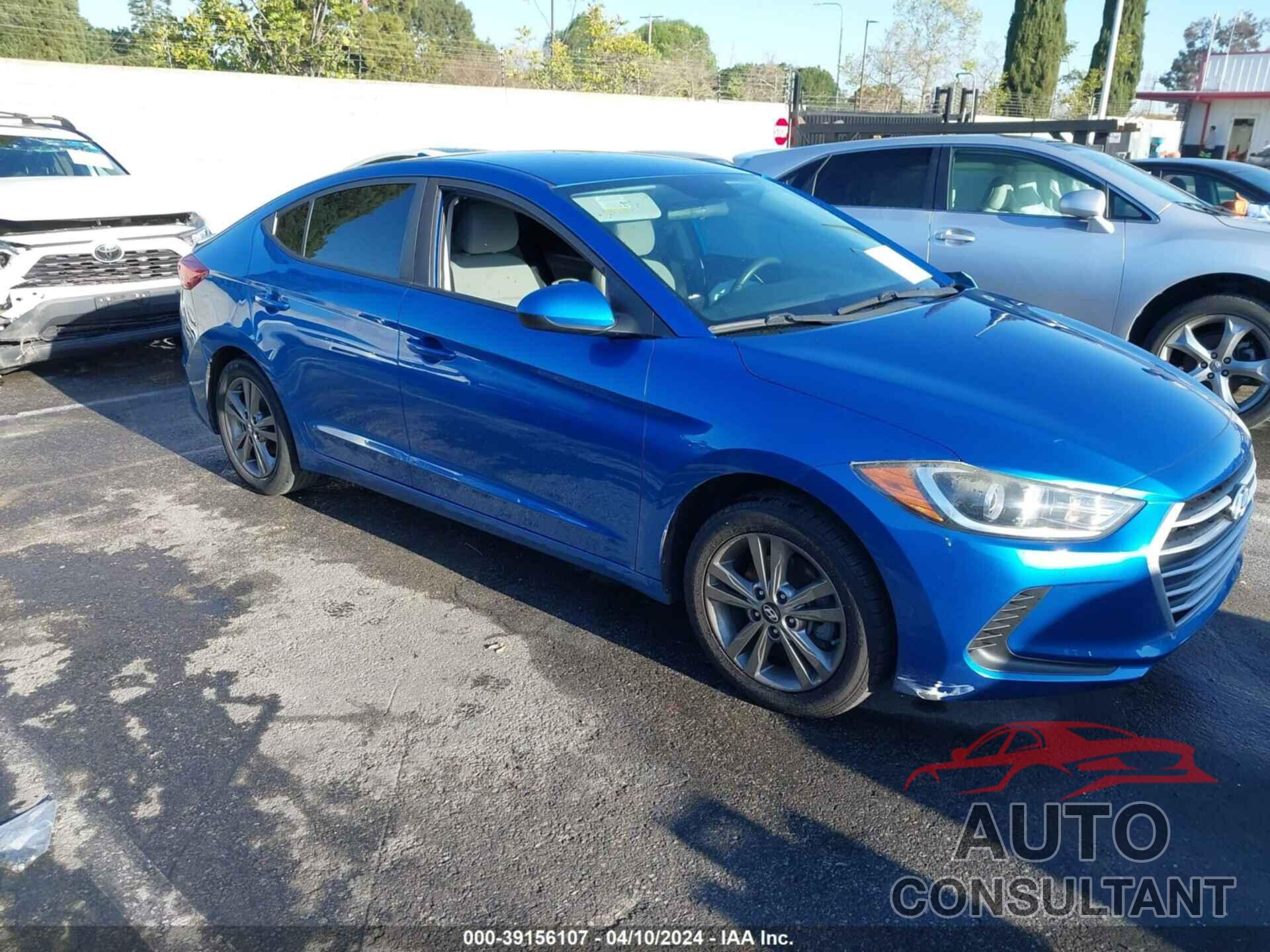 HYUNDAI ELANTRA 2018 - 5NPD84LF0JH219241