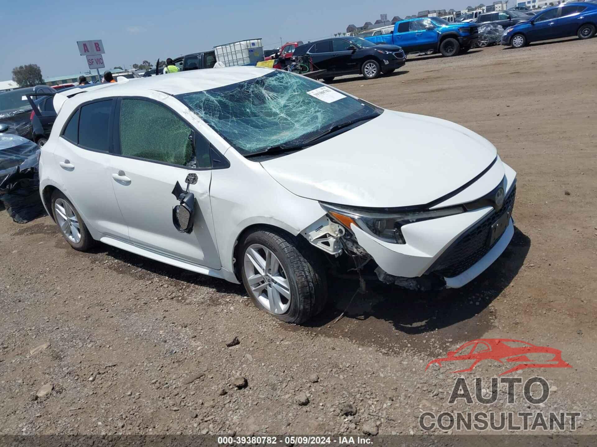 TOYOTA COROLLA 2019 - JTNK4RBE8K3007172
