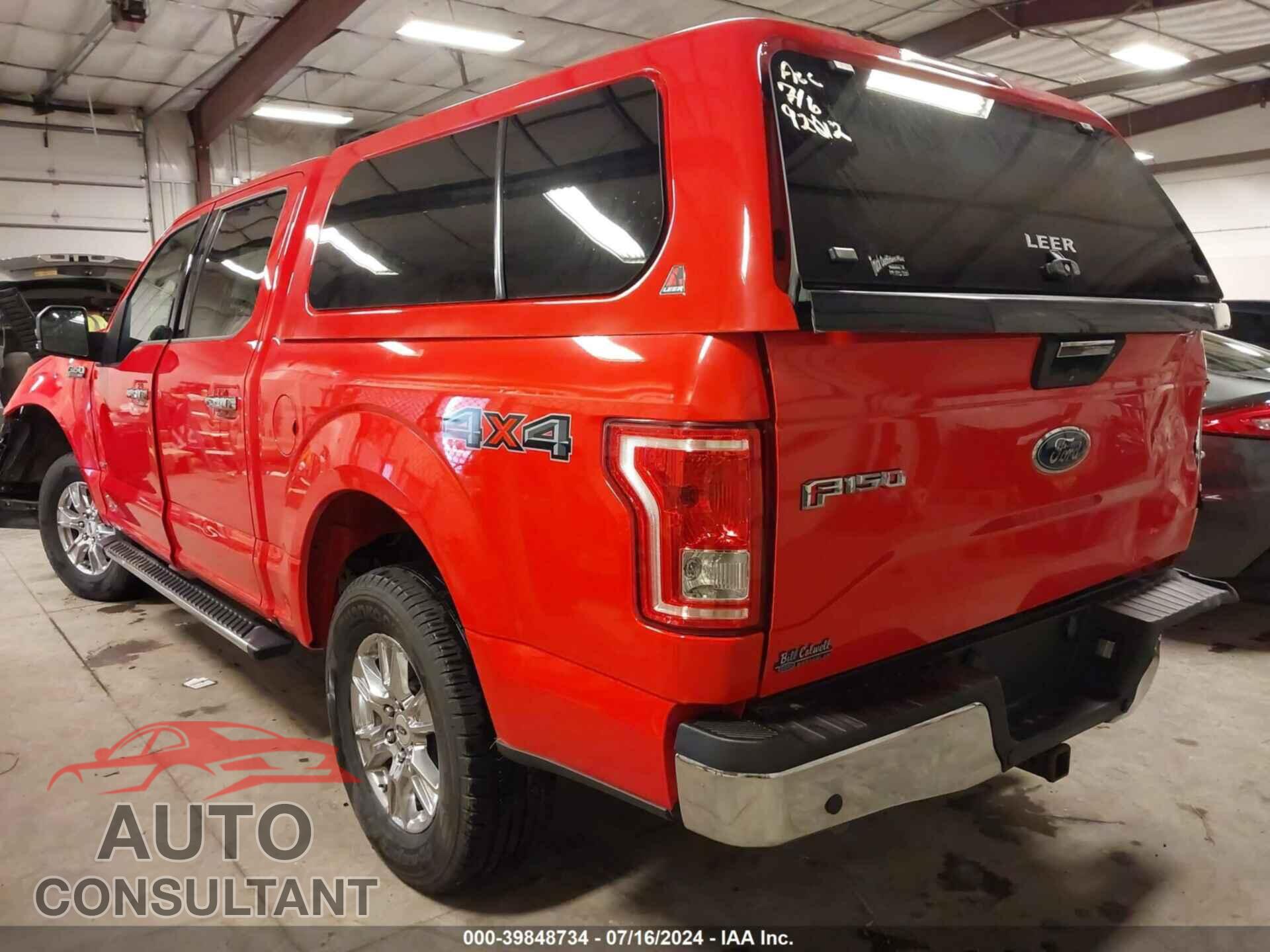FORD F-150 2017 - 1FTEW1EP2HKD92012