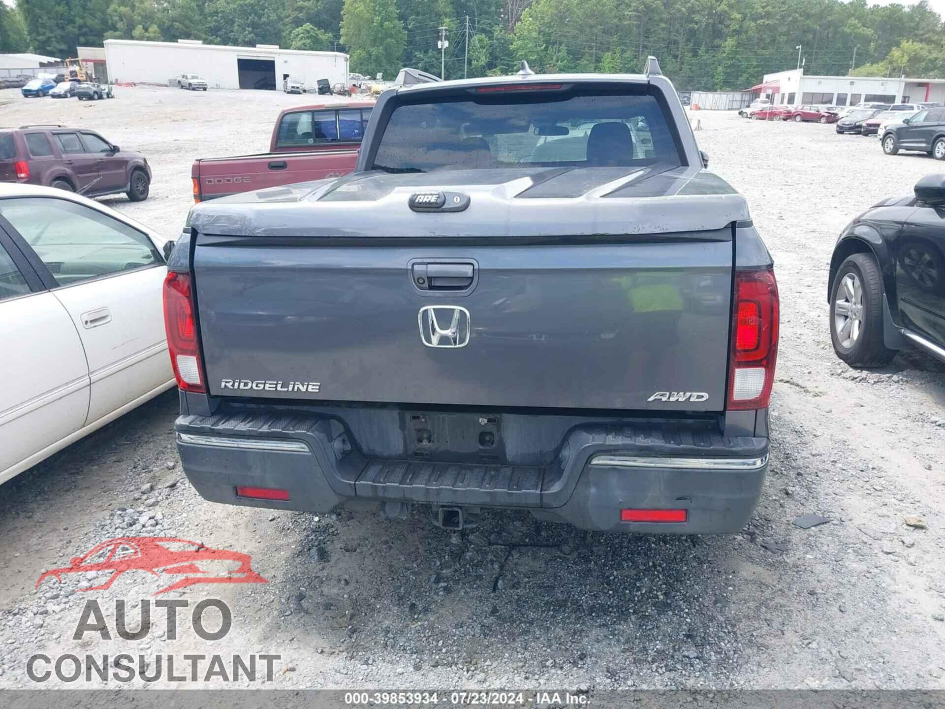 HONDA RIDGELINE 2017 - 5FPYK3F51HB005360