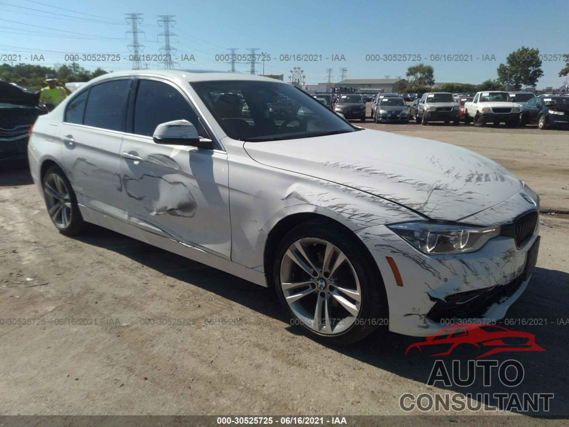 BMW 3 SERIES 2017 - WBA8D9C34HA011605