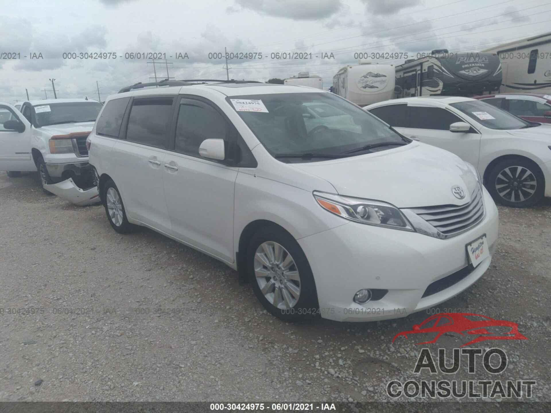 TOYOTA SIENNA 2016 - 5TDYK3DC8GS731267