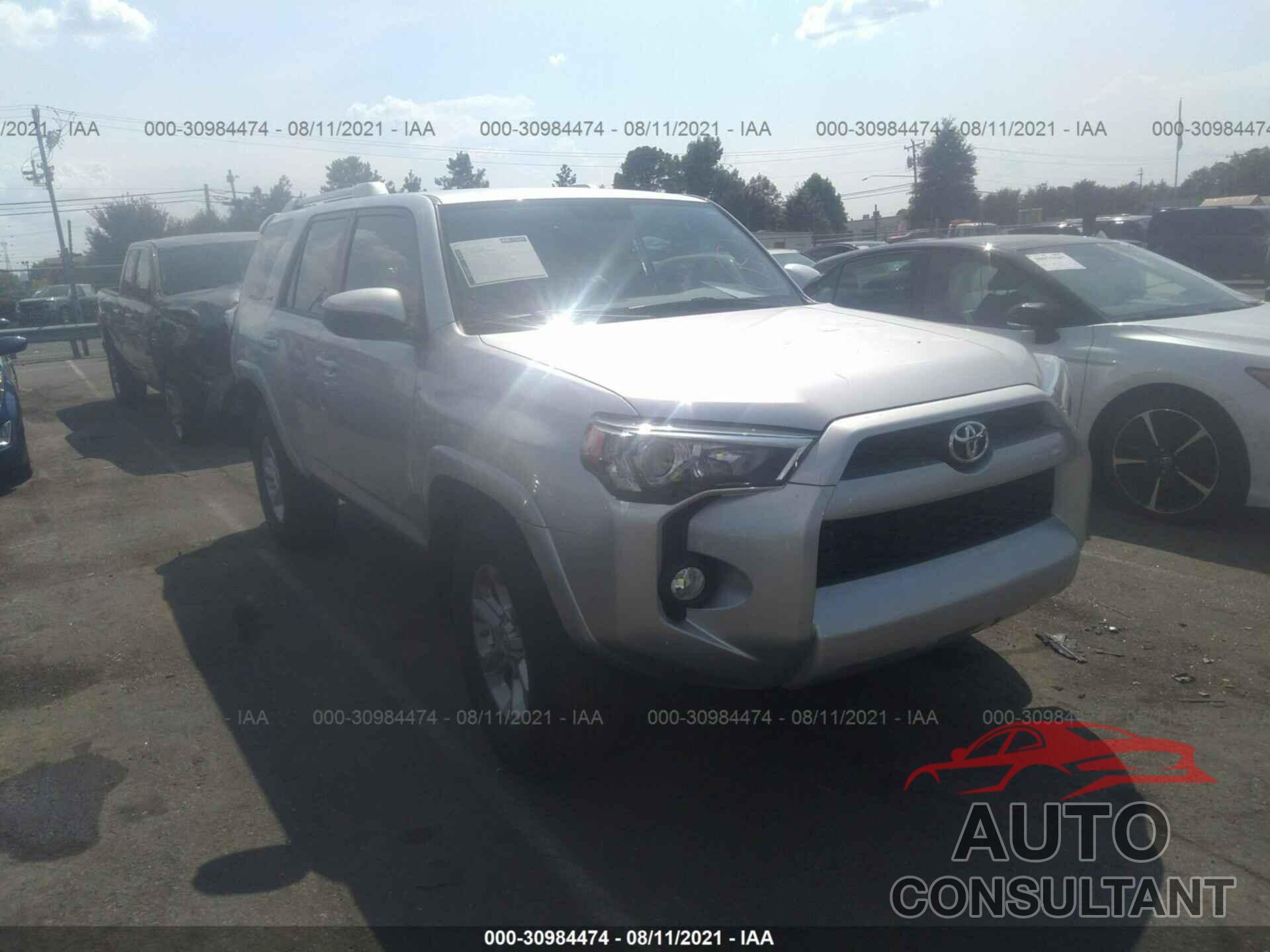 TOYOTA 4RUNNER 2018 - JTEZU5JR0J5191375