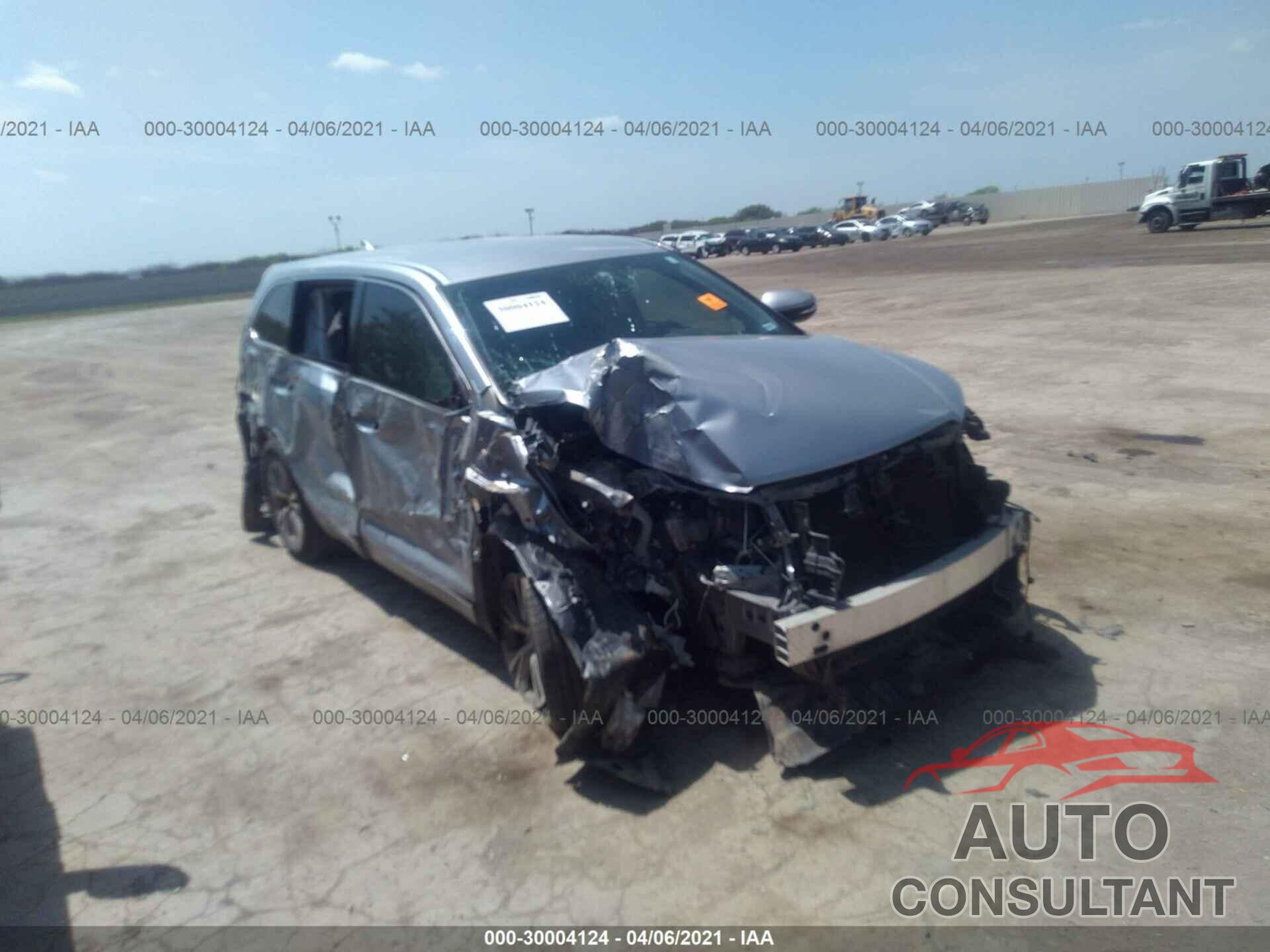 TOYOTA HIGHLANDER 2016 - 5TDZKRFH3GS163493