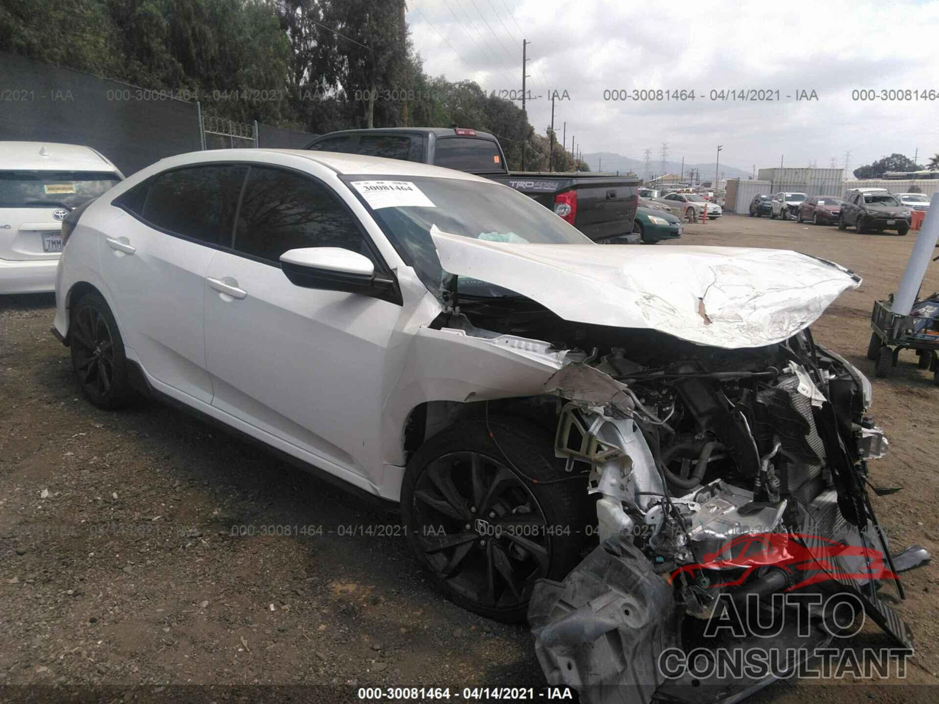 HONDA CIVIC HATCHBACK 2017 - SHHFK7H45HU430400