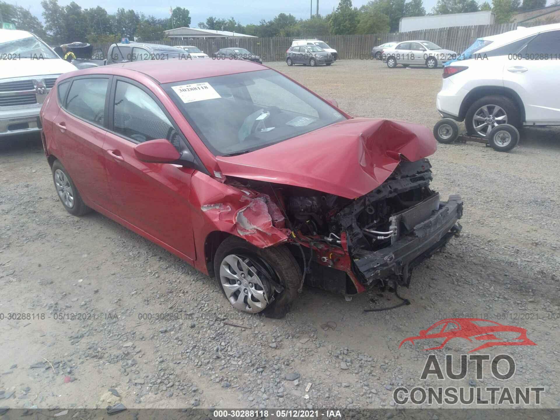 HYUNDAI ACCENT 2016 - KMHCT5AE0GU290704