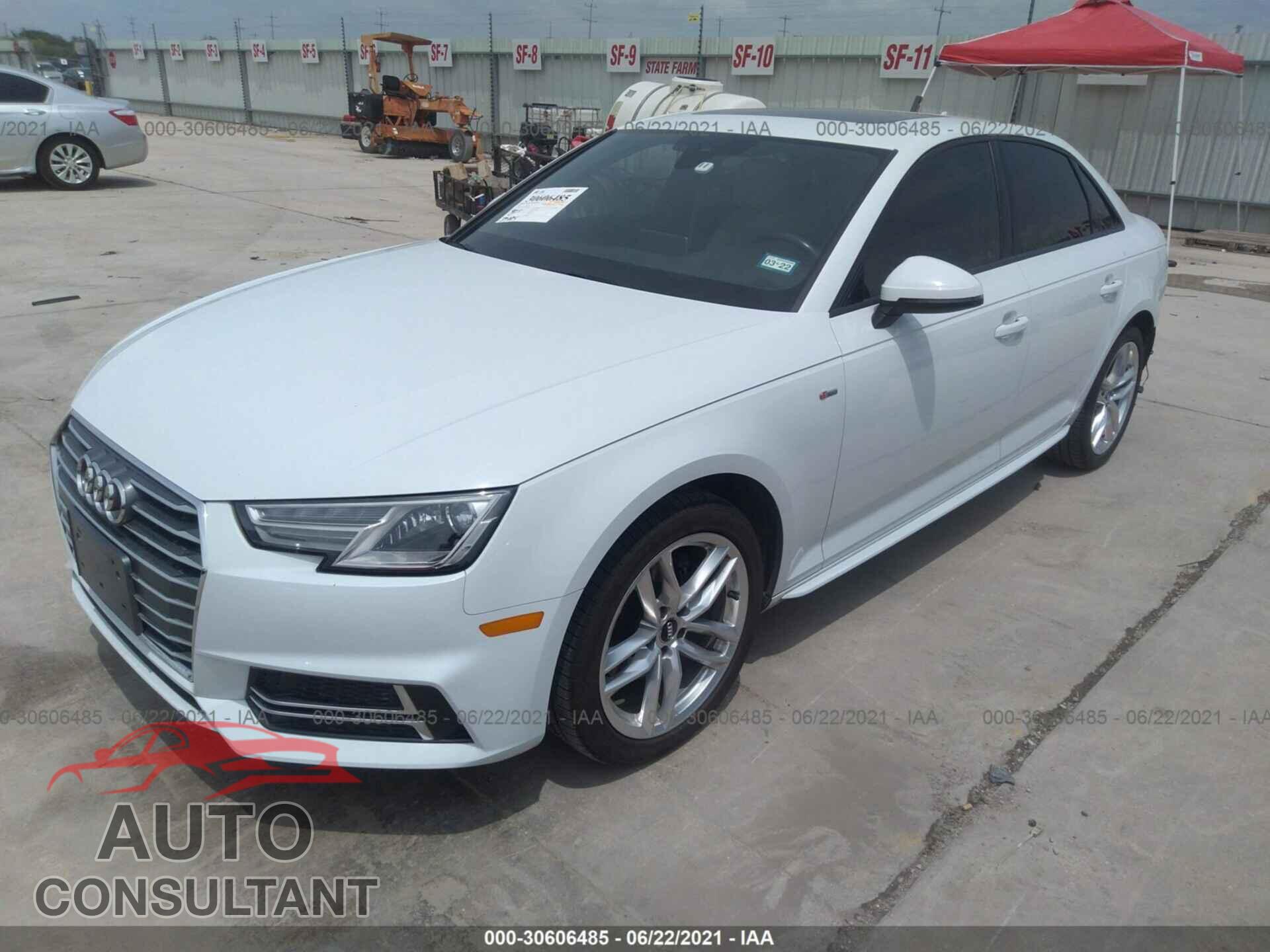 AUDI A4 2017 - WAUKMAF48HN058902