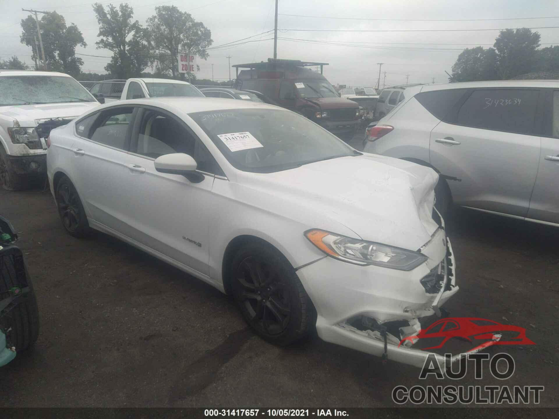 FORD FUSION HYBRID 2018 - 3FA6P0LU6JR211196