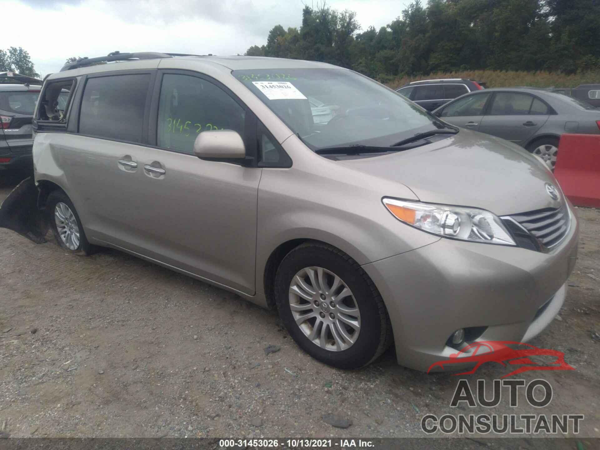 TOYOTA SIENNA 2017 - 5TDYZ3DC5HS768094