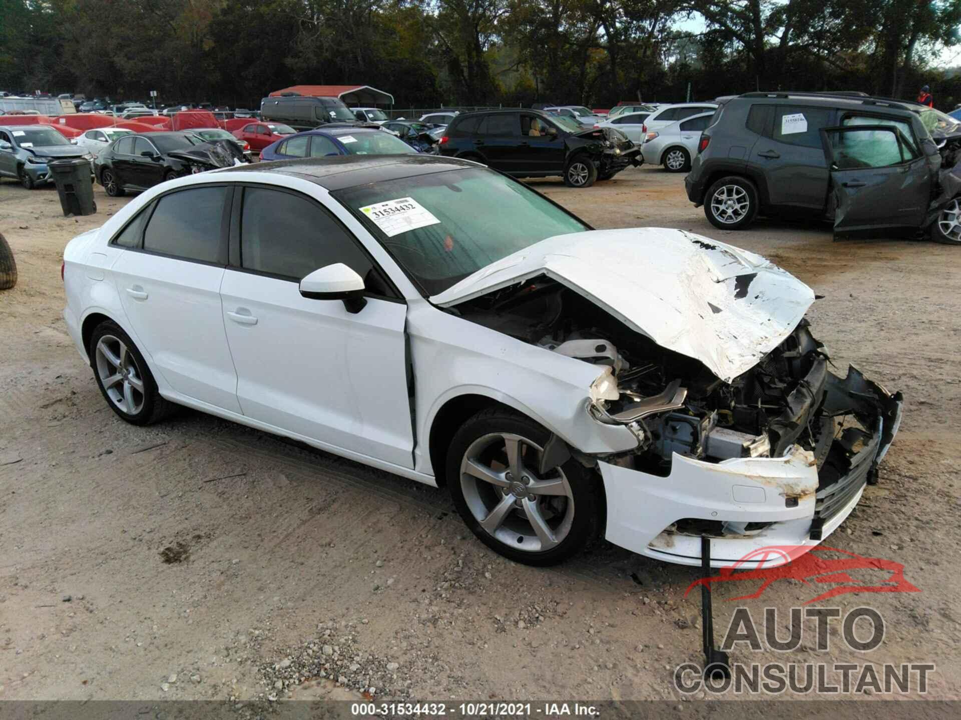 AUDI A3 2016 - WAUA7GFFXG1054153