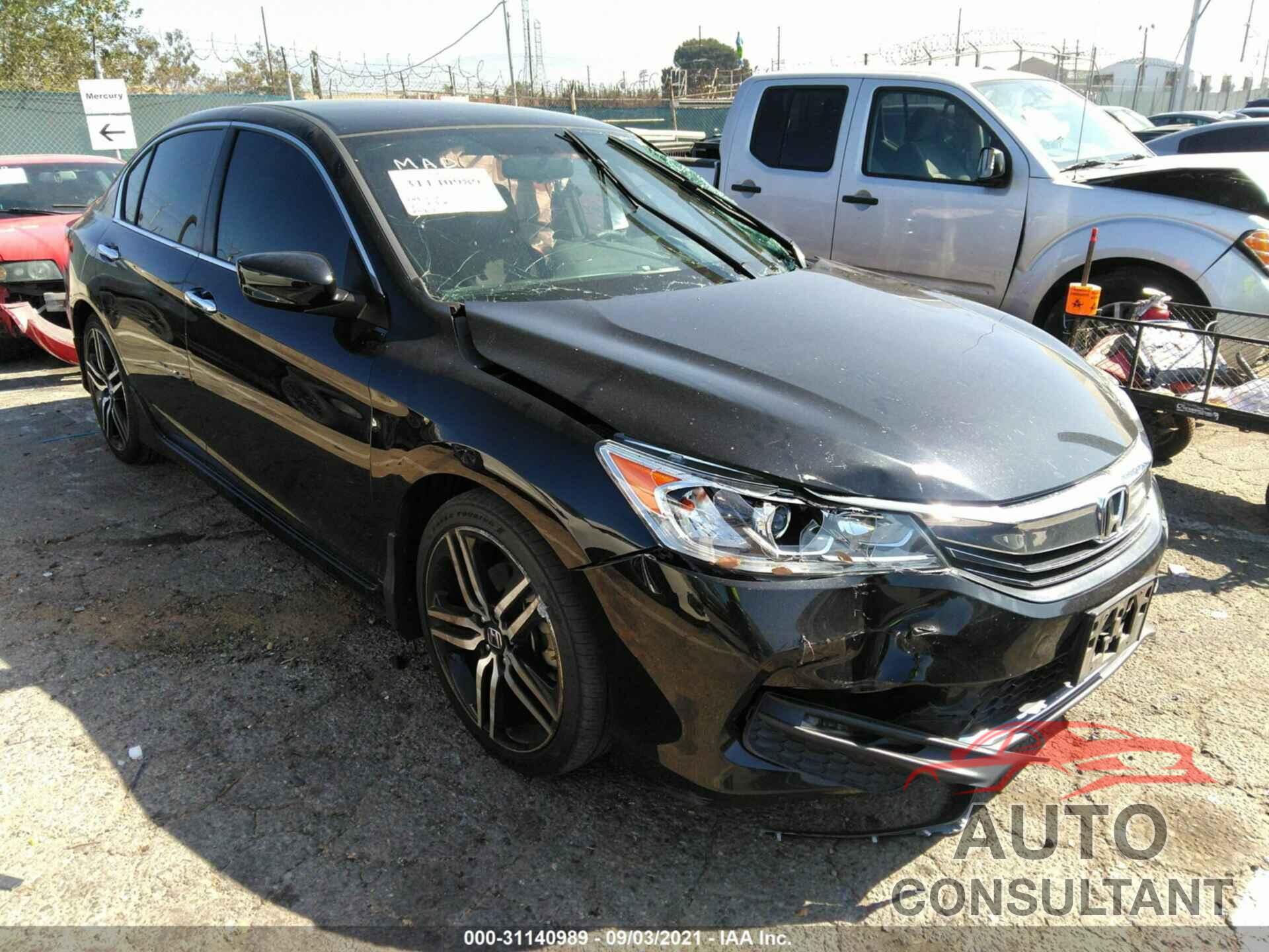 HONDA ACCORD SEDAN 2016 - 1HGCR2F51GA197588