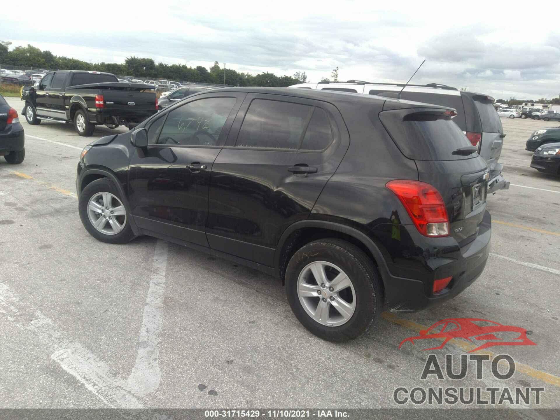 CHEVROLET TRAX 2020 - KL7CJKSB1LB087627