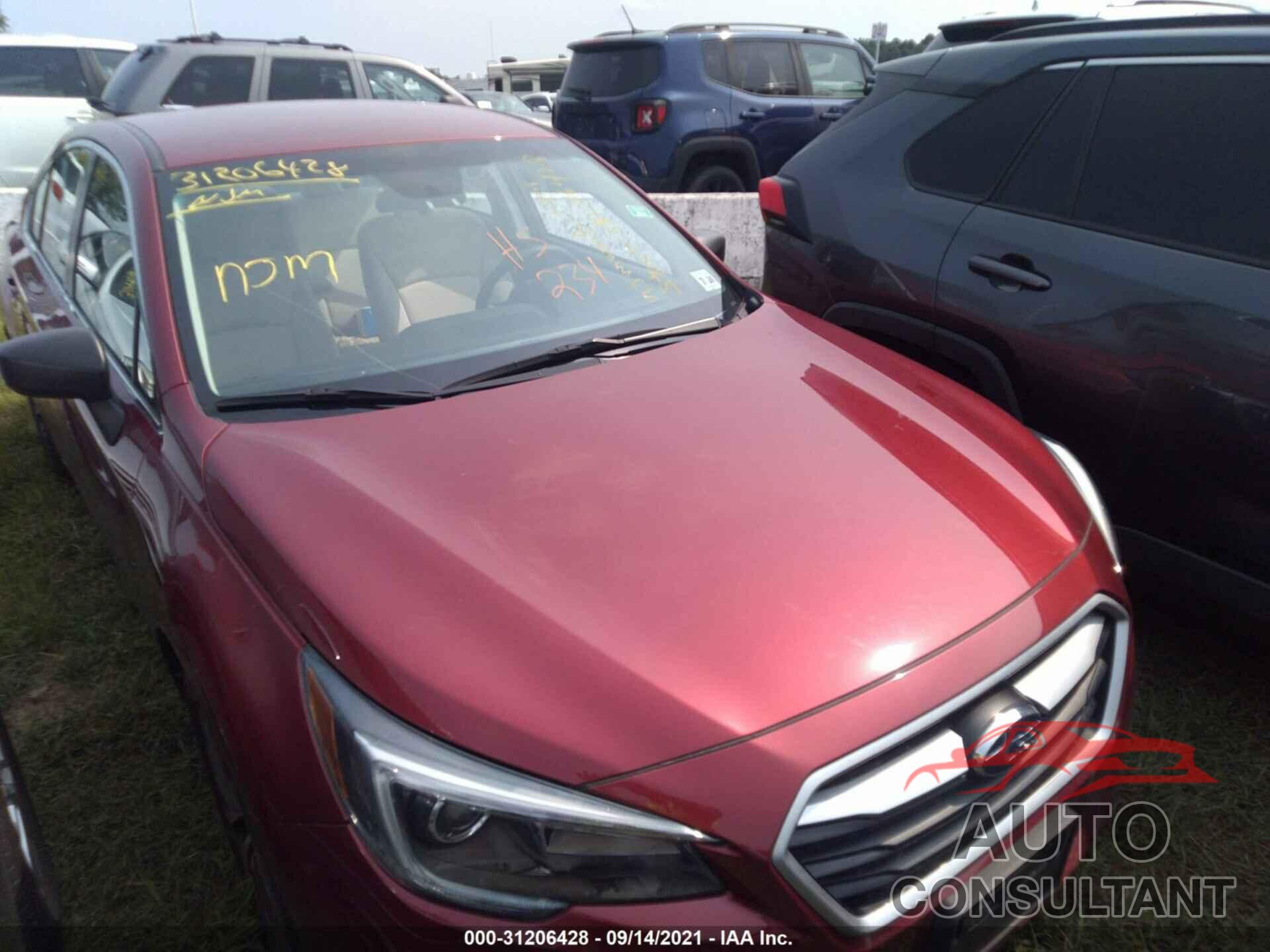 SUBARU LEGACY 2019 - 4S3BNAB69K3010853