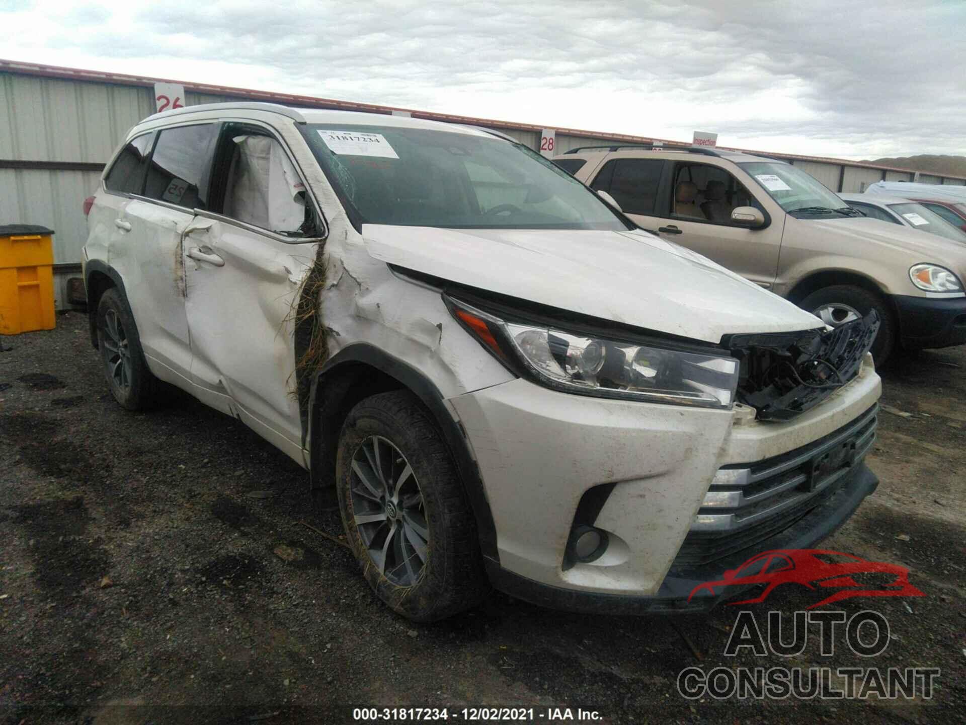 TOYOTA HIGHLANDER 2017 - 5TDJZRFH9HS470998
