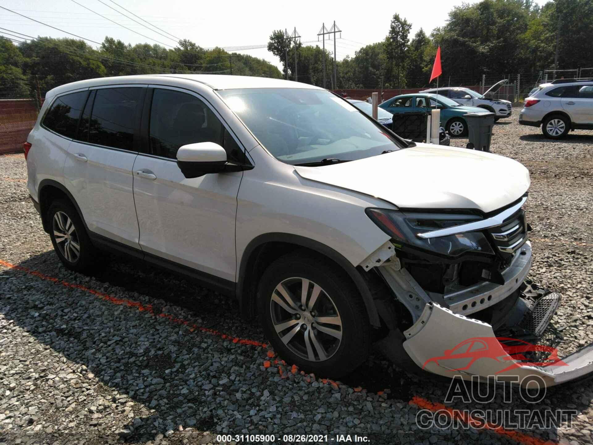 HONDA PILOT 2016 - 5FNYF6H45GB022275